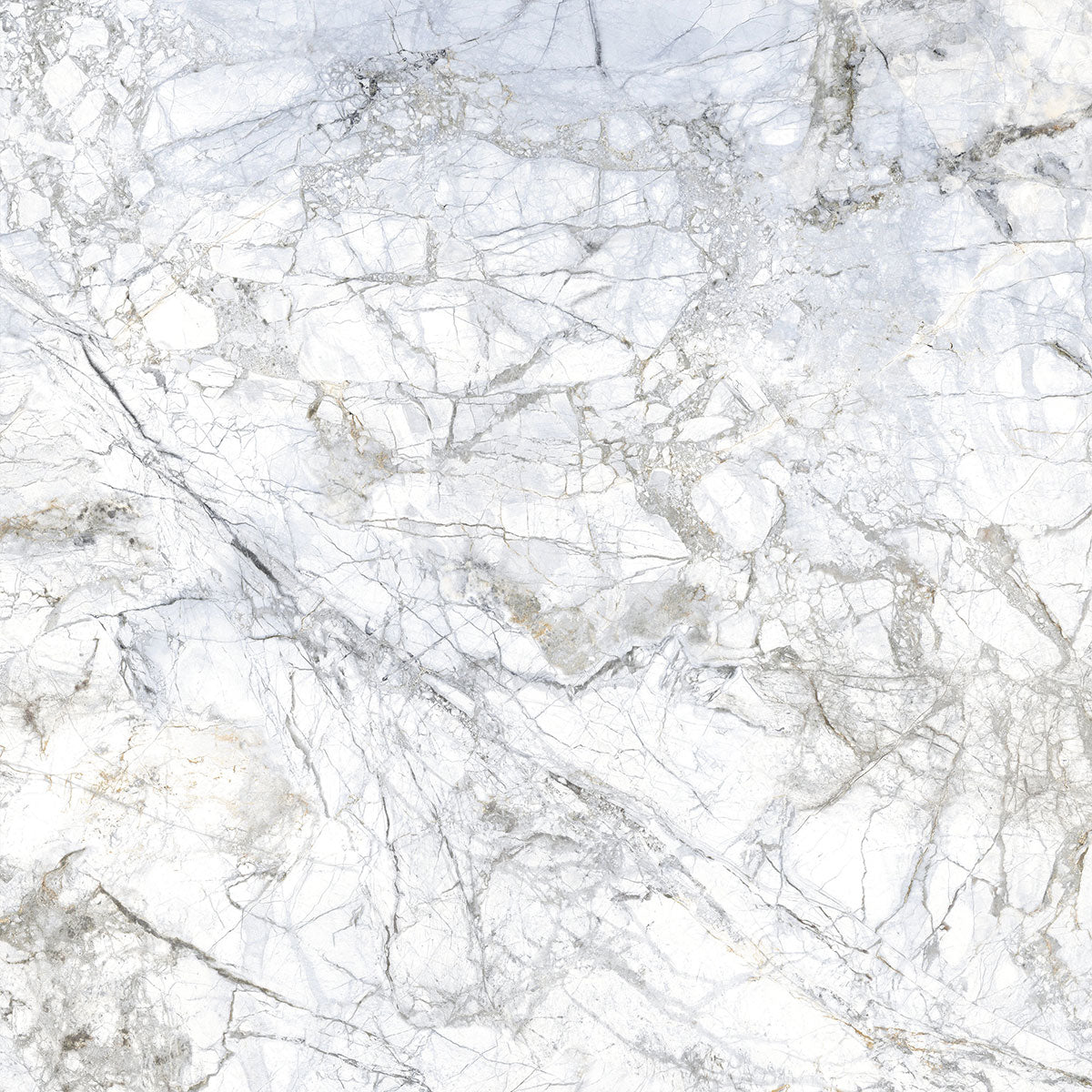 Supreme 4D Shaped Matt White Marble Tile 100 x 100cm