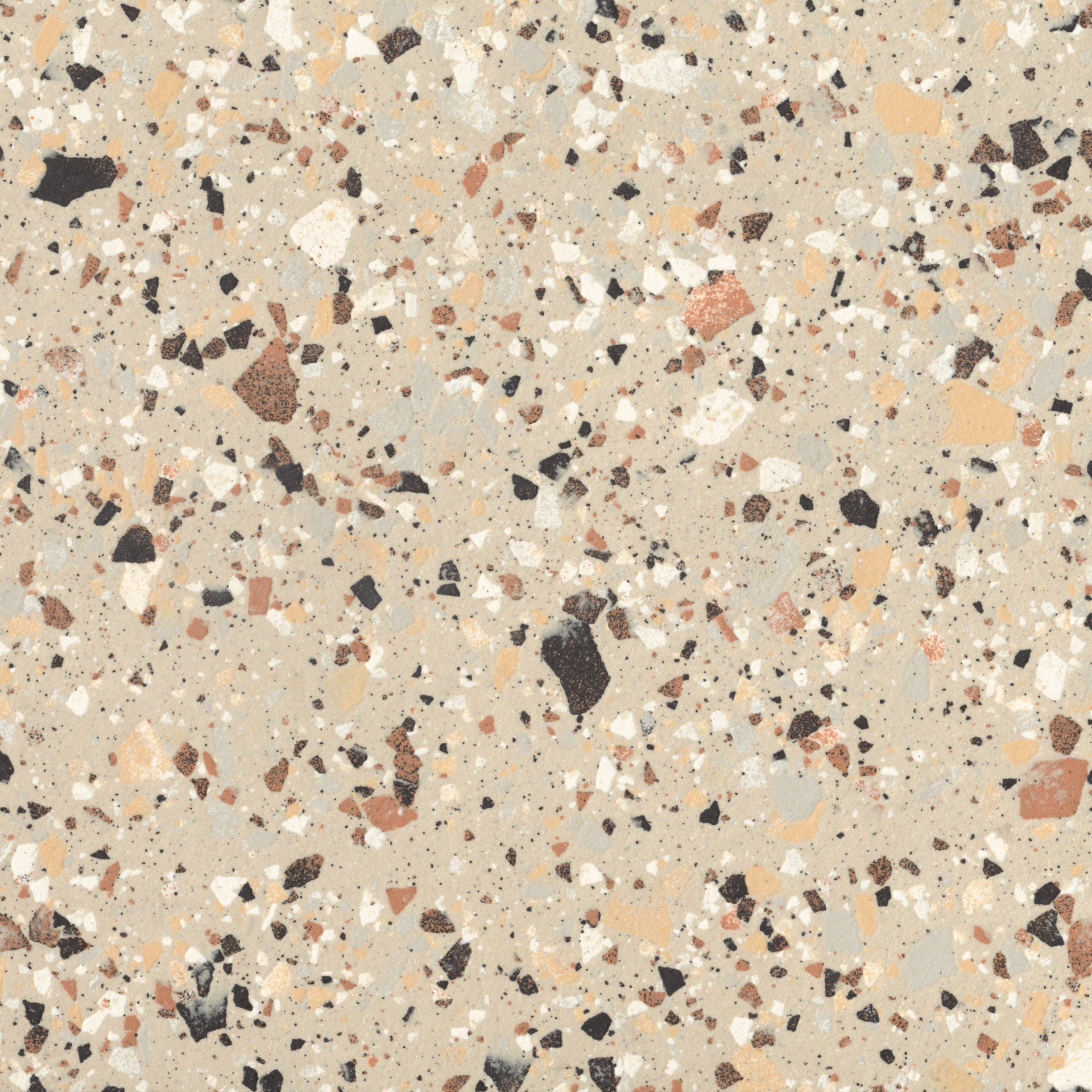 Terrazzo Lusso Beige Porcelain Tile Matt 60 x 60cm