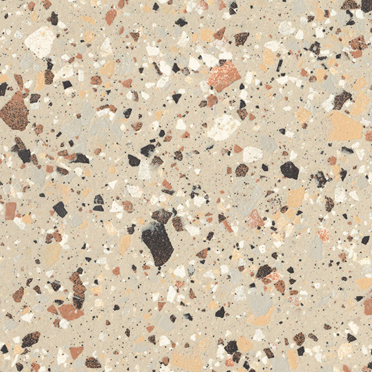 Terrazzo Lusso Beige Porcelain Tile Matt 60 x 60cm
