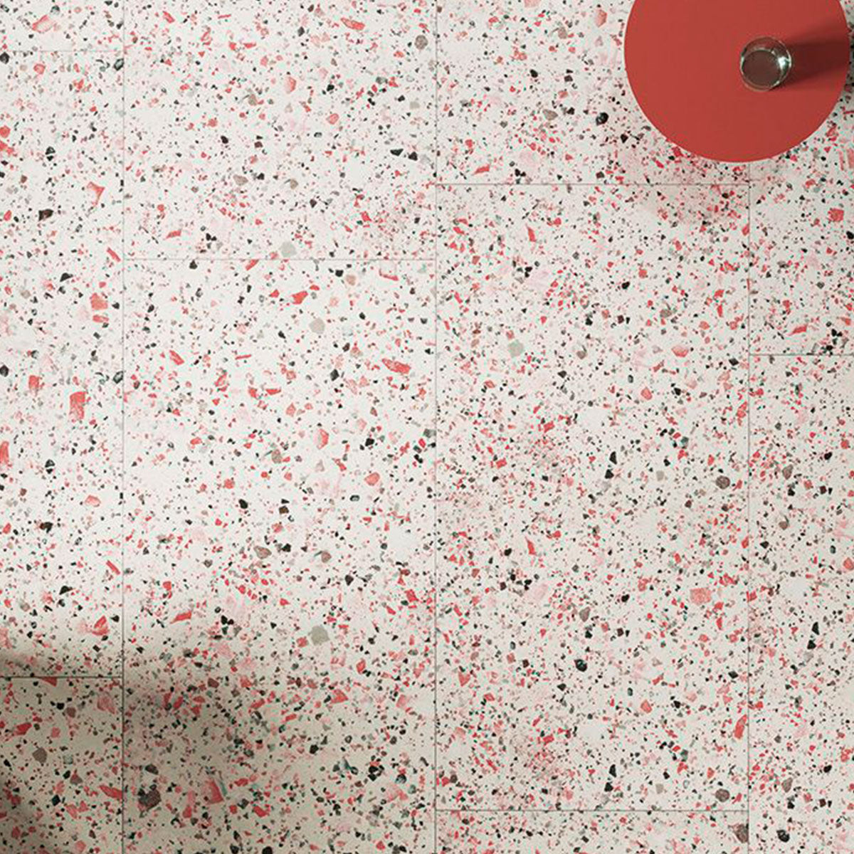 Terrazzo Lusso Coral Porcelain Tile Matt 60 x 60cm