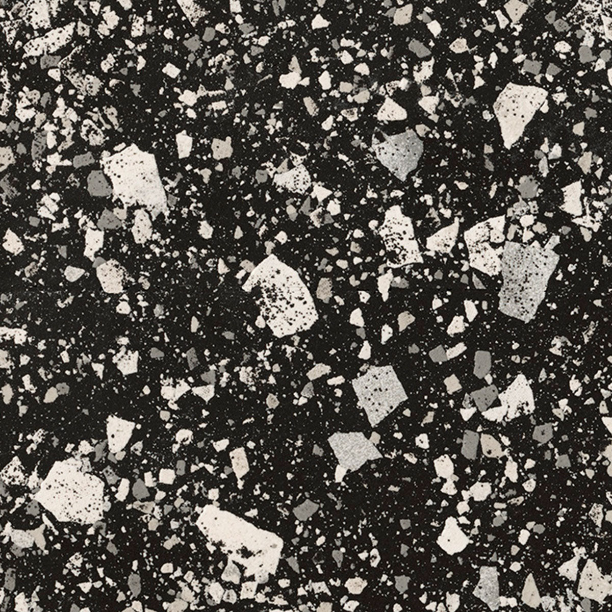 Terrazzo Lusso Graphite Porcelain Tile Matt 60 x 60cm