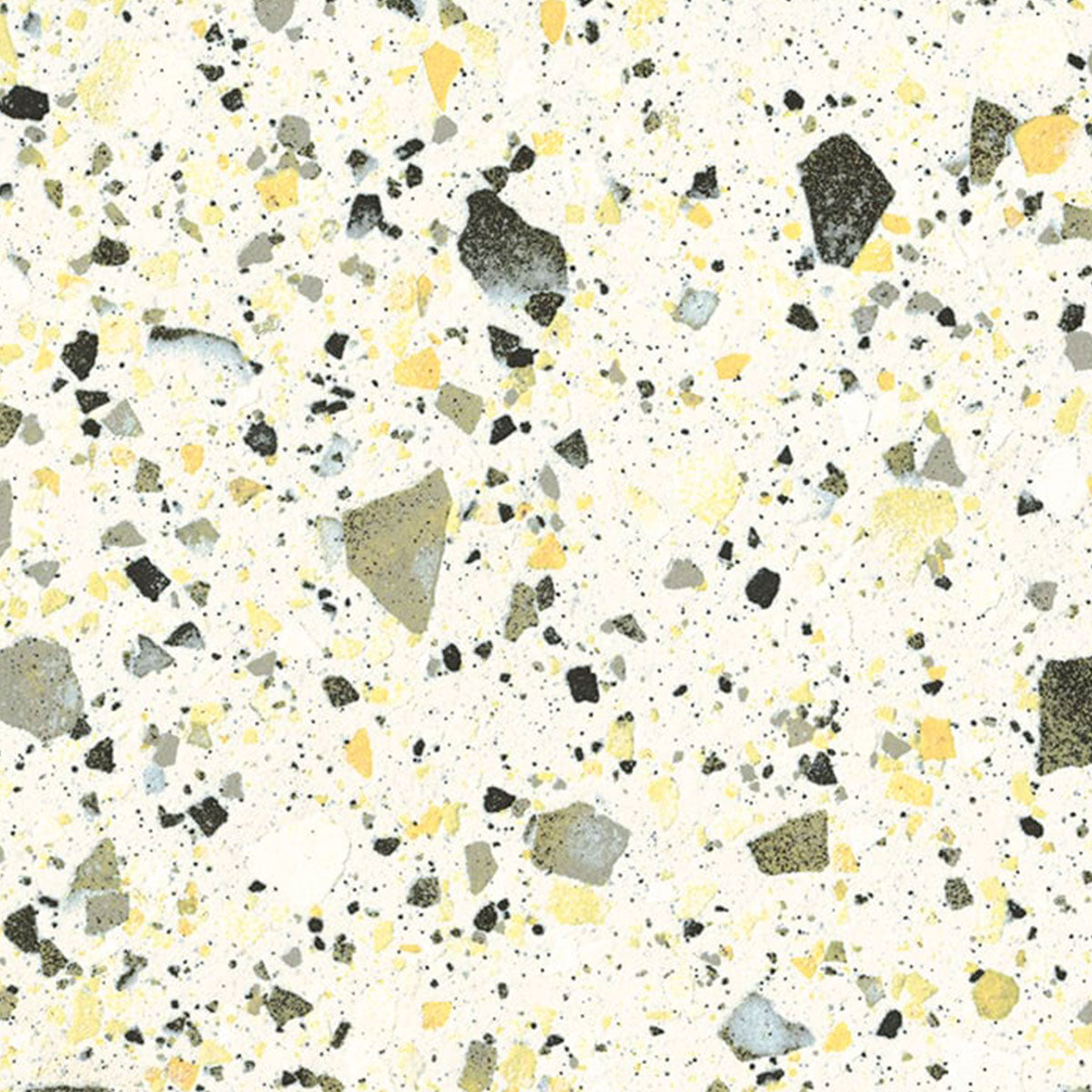 Terrazzo Lusso Yellow Full-Bodied Porcelain Tile Matt 60 x 60cm