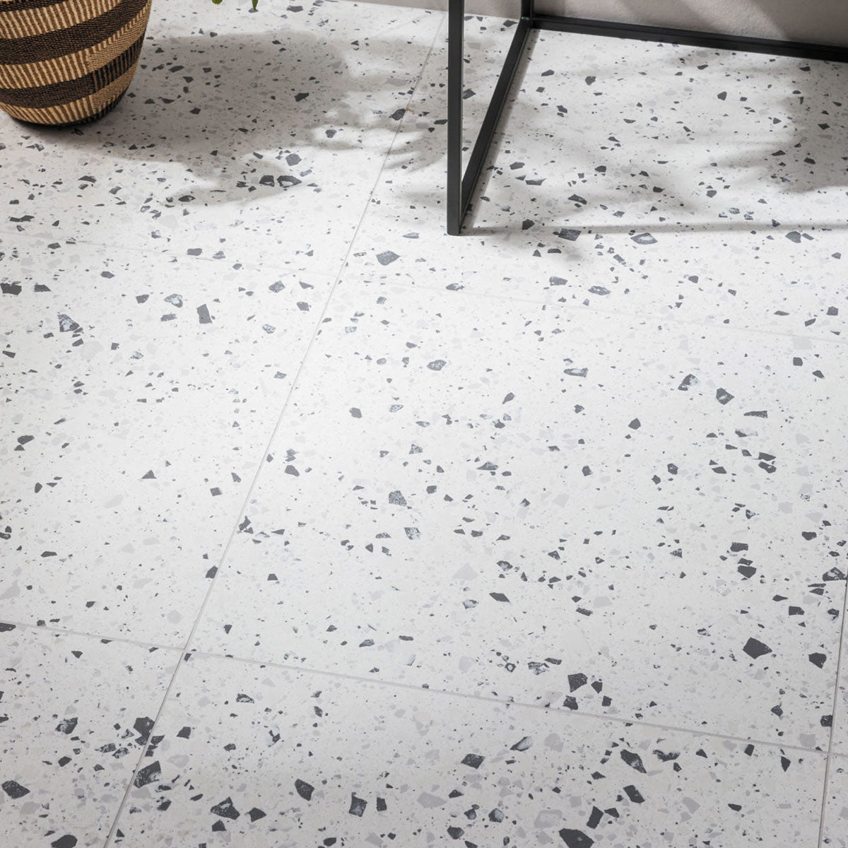 Terrazzo Lusso Monochrome Porcelain Tile Matt 60 x 60cm