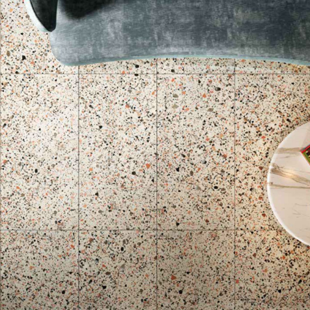 Terrazzo Lusso Pink Porcelain Tile Matt 60 x 60cm