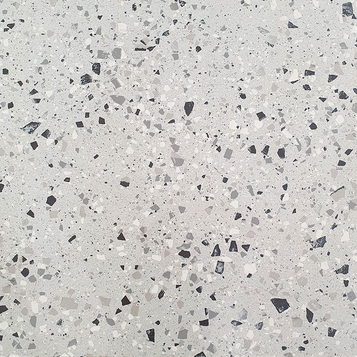 Terrazzo Lusso Silver Full-Bodied Porcelain Tile Matt 60x60cm
