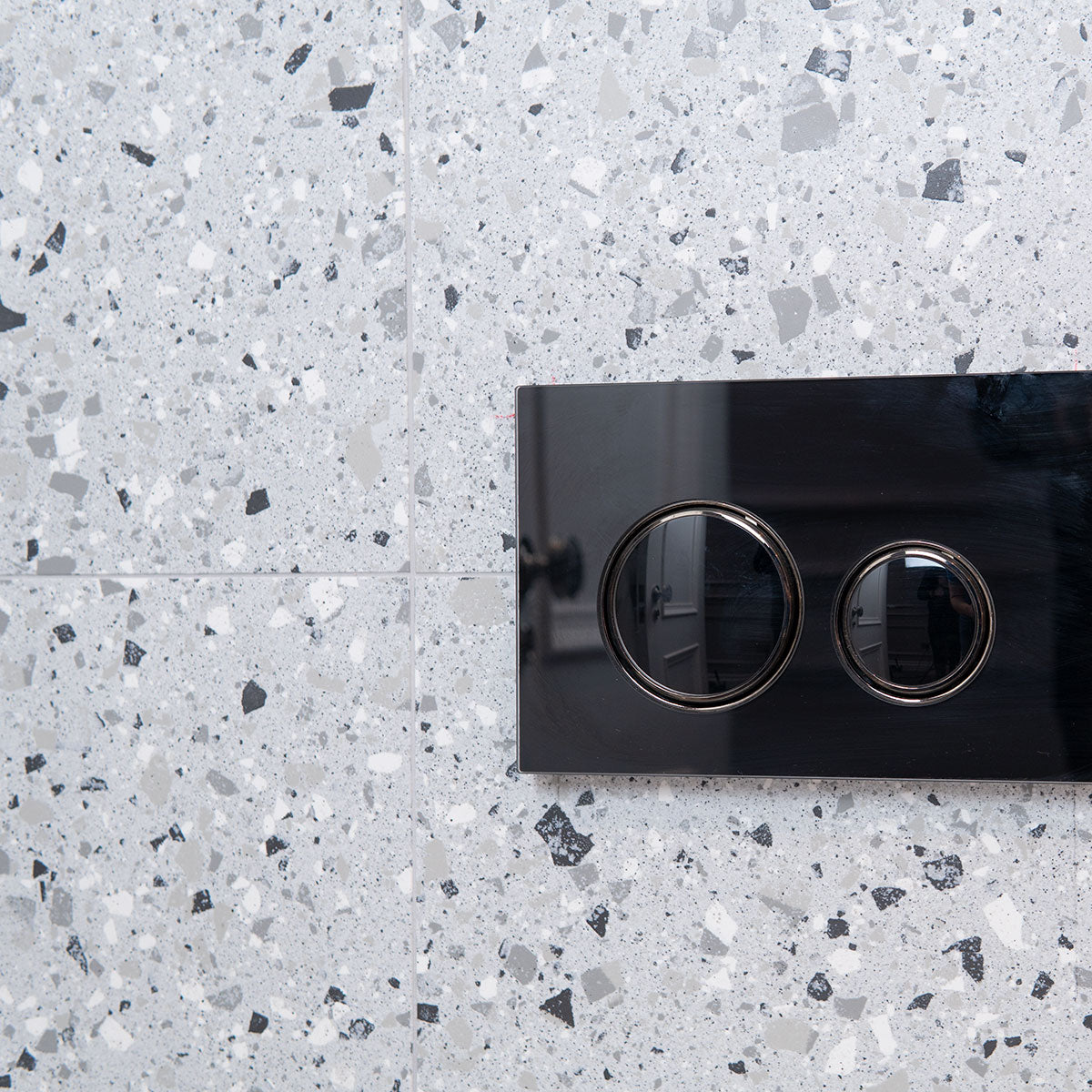 Terrazzo Lusso Silver Full-Bodied Porcelain Tile Matt 60x60cm