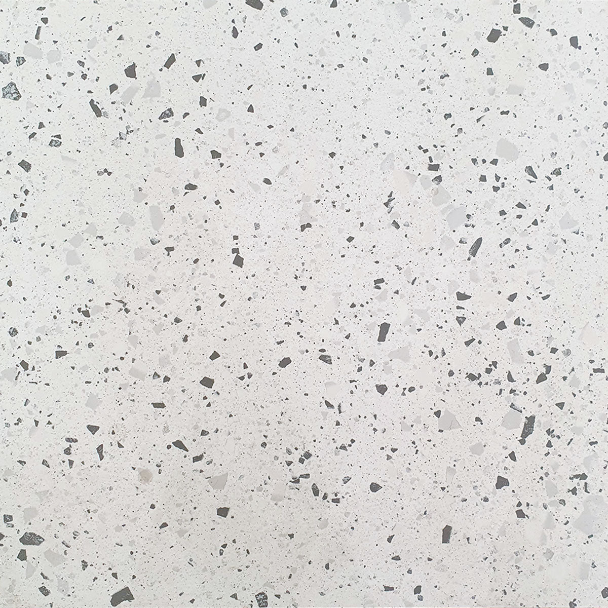 Terrazzo Lusso White Full-Bodied Porcelain Tile Matt 60x60cm