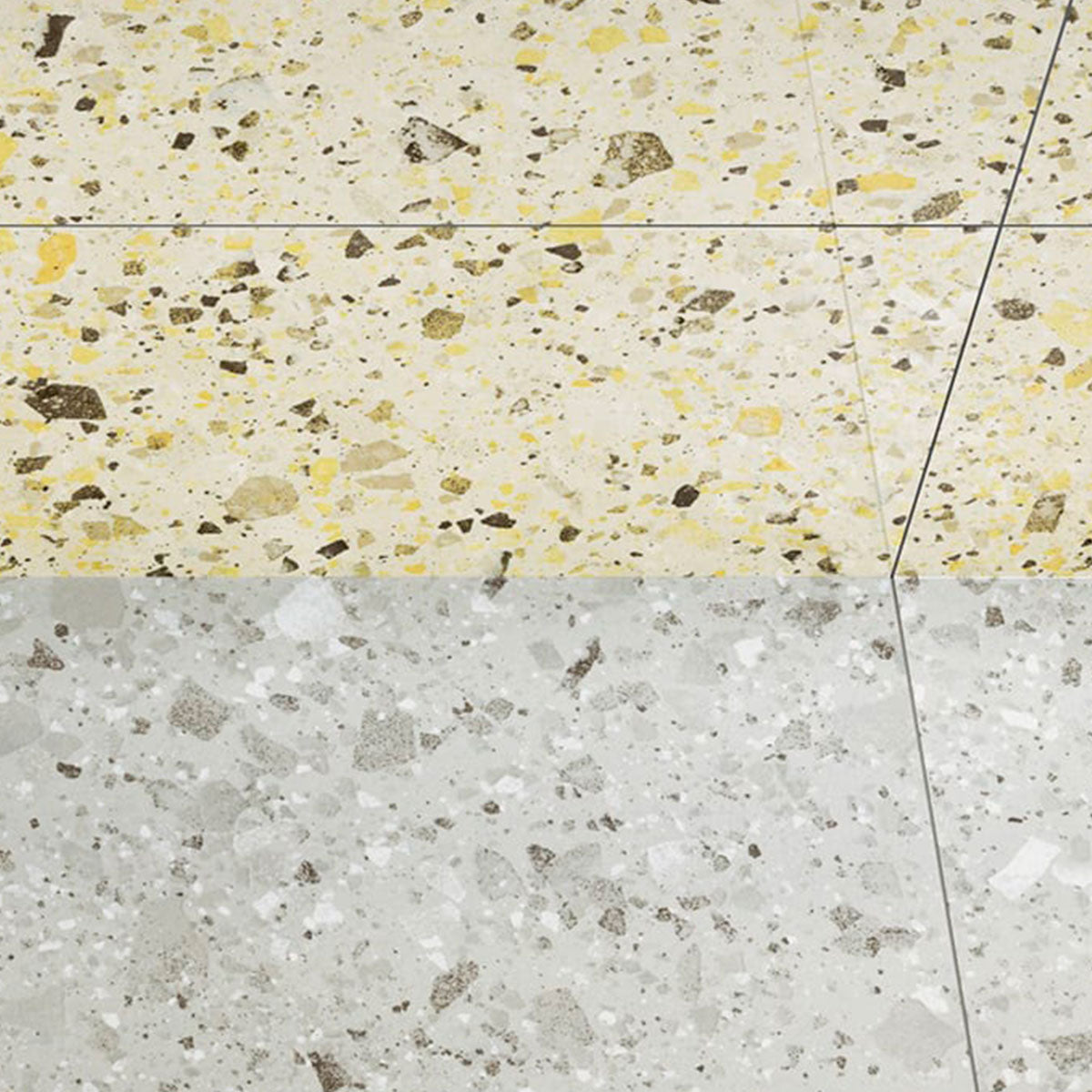 Terrazzo Lusso Yellow Full-Bodied Porcelain Tile Matt 60 x 60cm