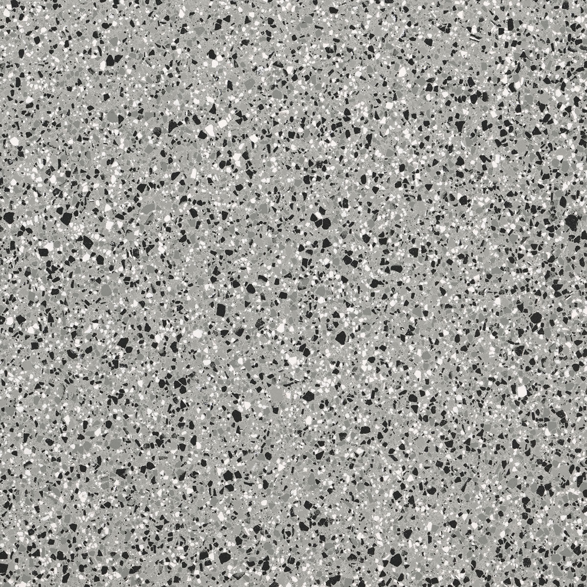 Terrazzo Lux Grey Full-Bodied Porcelain Tile Matt 60 x 60cm