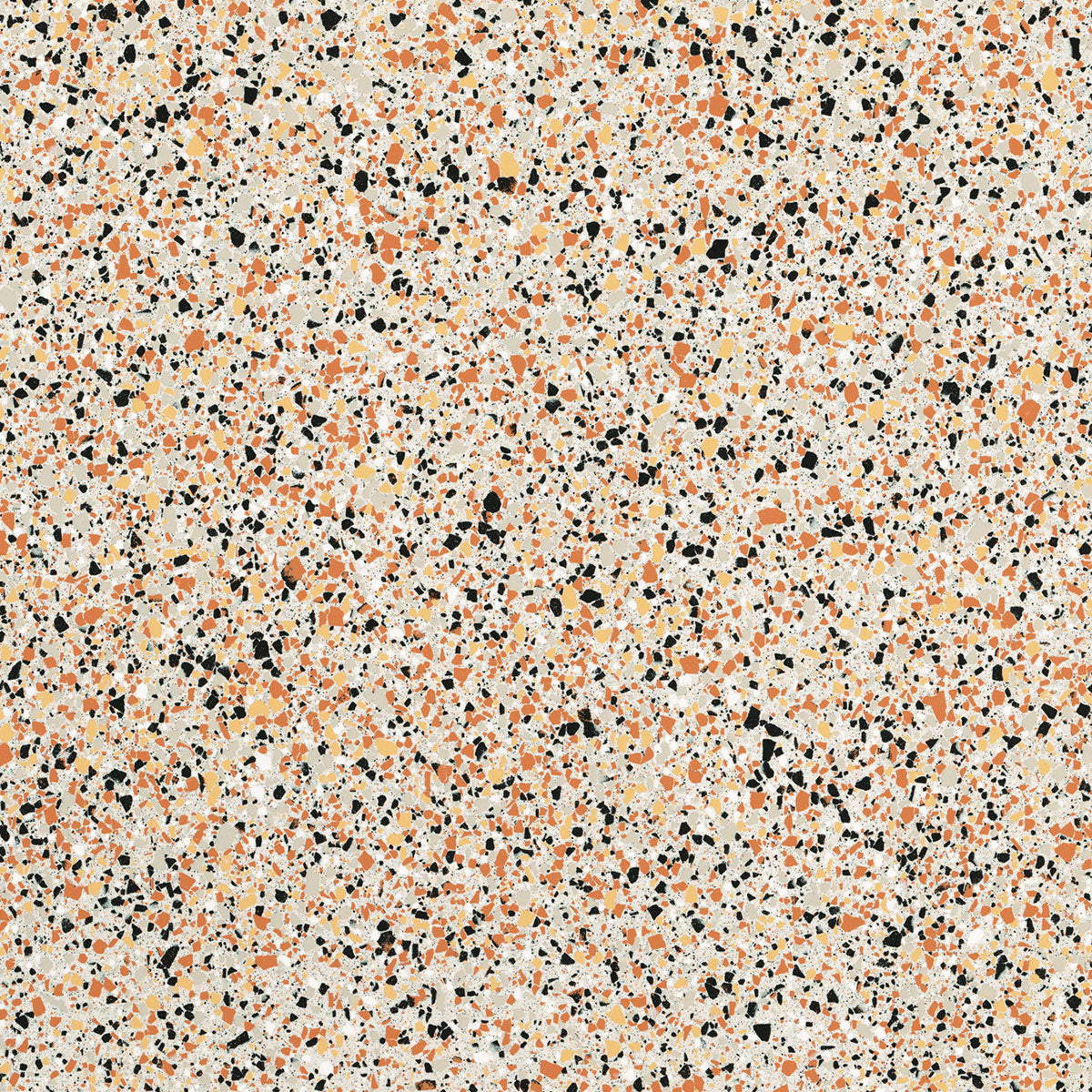 Terrazzo Lux Ivory Full-Bodied Porcelain Tile Matt 60 x 60cm