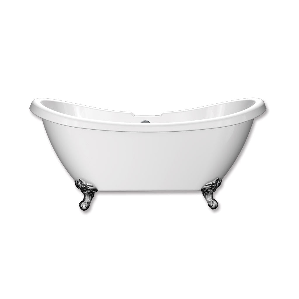 Hampton Traditional Double Ended Slipper Freestanding Acrylic Bath