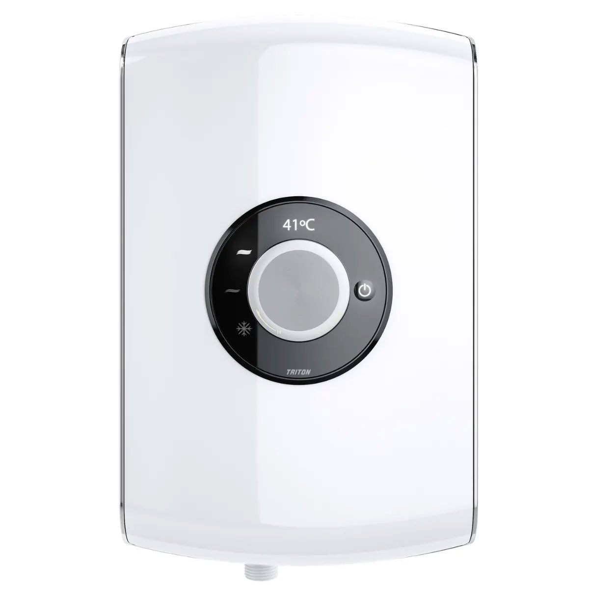 Triton Amore 9.5kW DuElec Electric Shower with Overhead and Sliding Handset - Gloss White