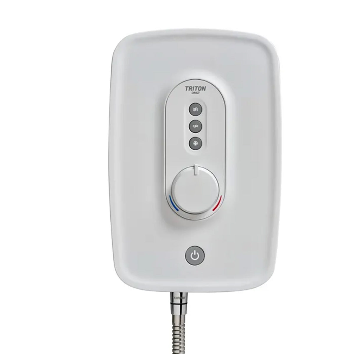 triton danzi electric shower duelec close up white