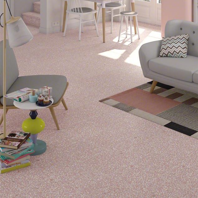 Vives Farnese Amalfi Rosa Porcelain Tile Terrazzo Effect 30 x 30cm