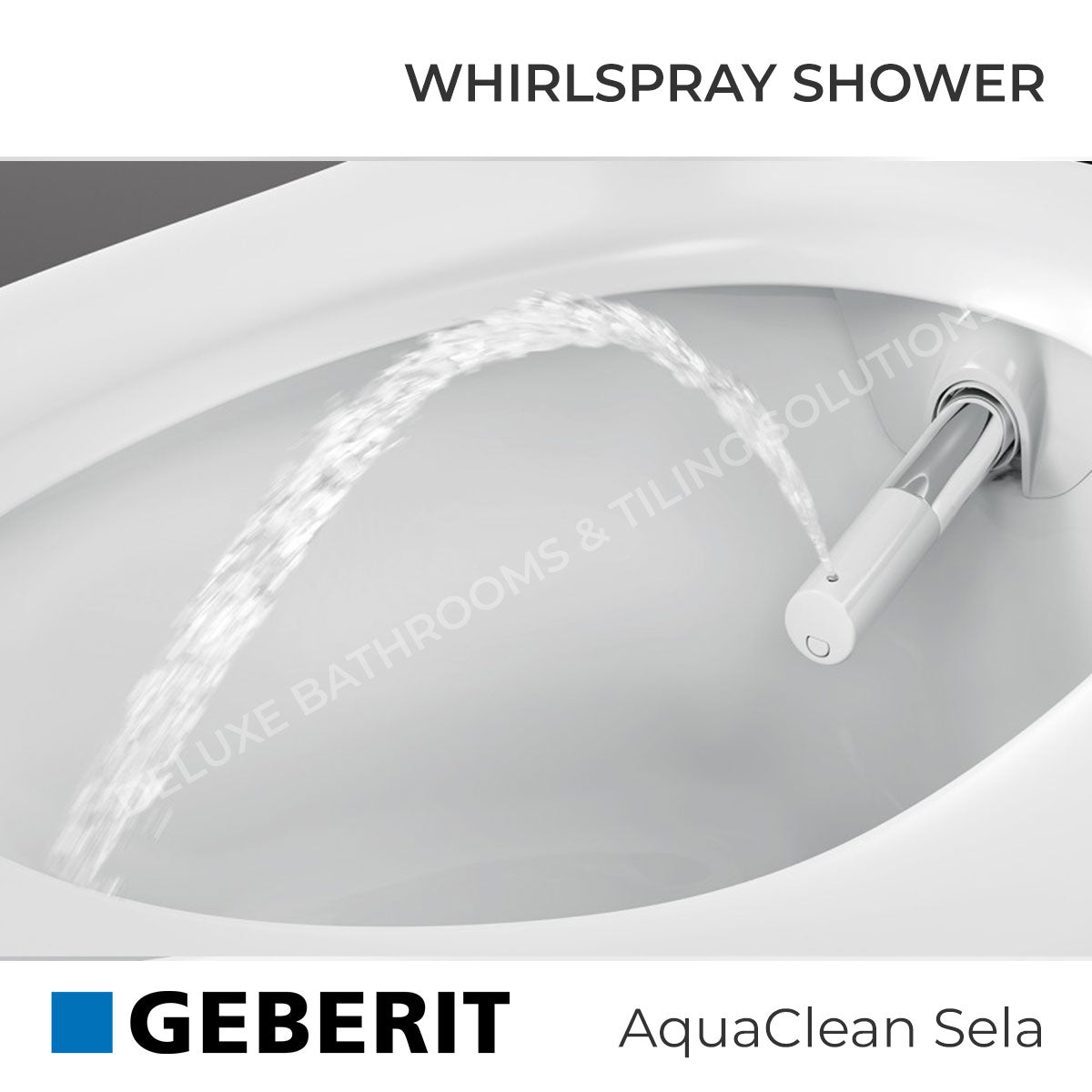 Geberit AquaClean Sela Rimless Wall Mounted Shower WC With Soft Close Toilet Seat