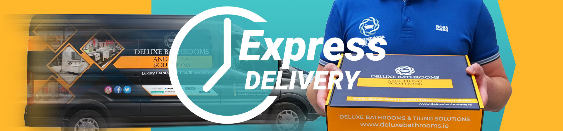express delivery for bathroom products and tiles