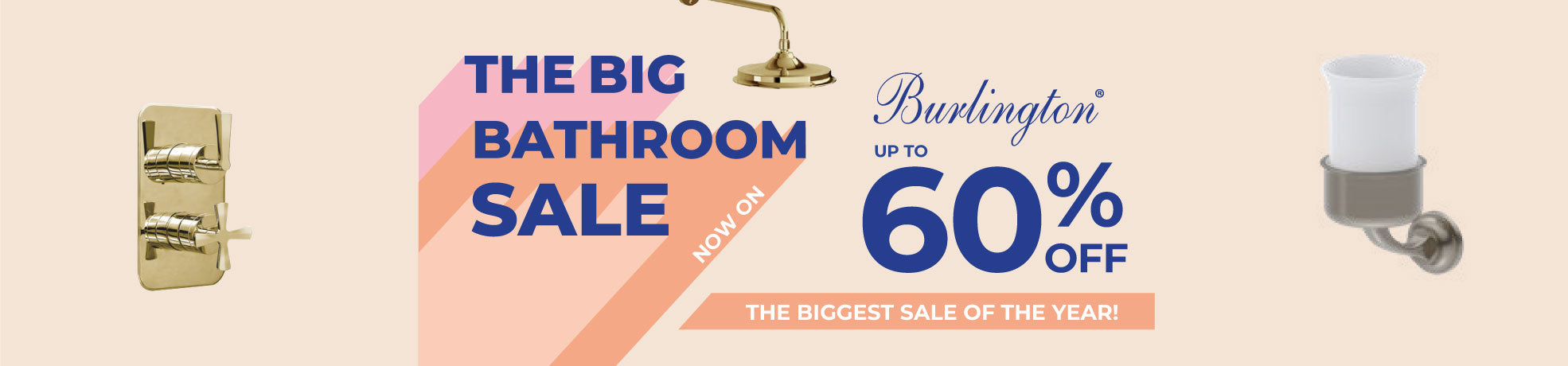 Up to 60% Off Burlington in The BIG Bathroom Sale