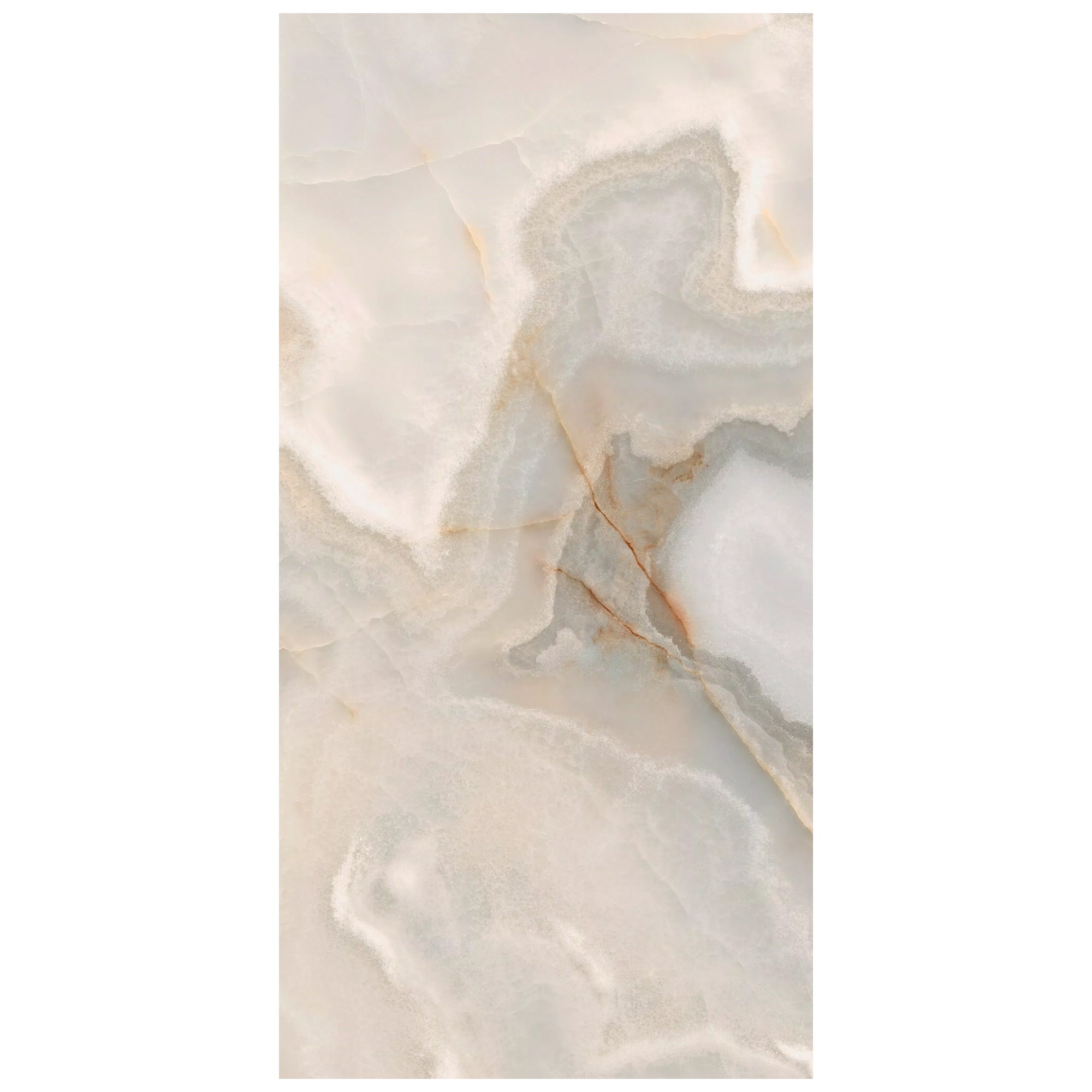 Sample of the Rêves Noisette Onyx Effect Porcelain Tile in Matt, supplied by Deluxe Bathrooms.