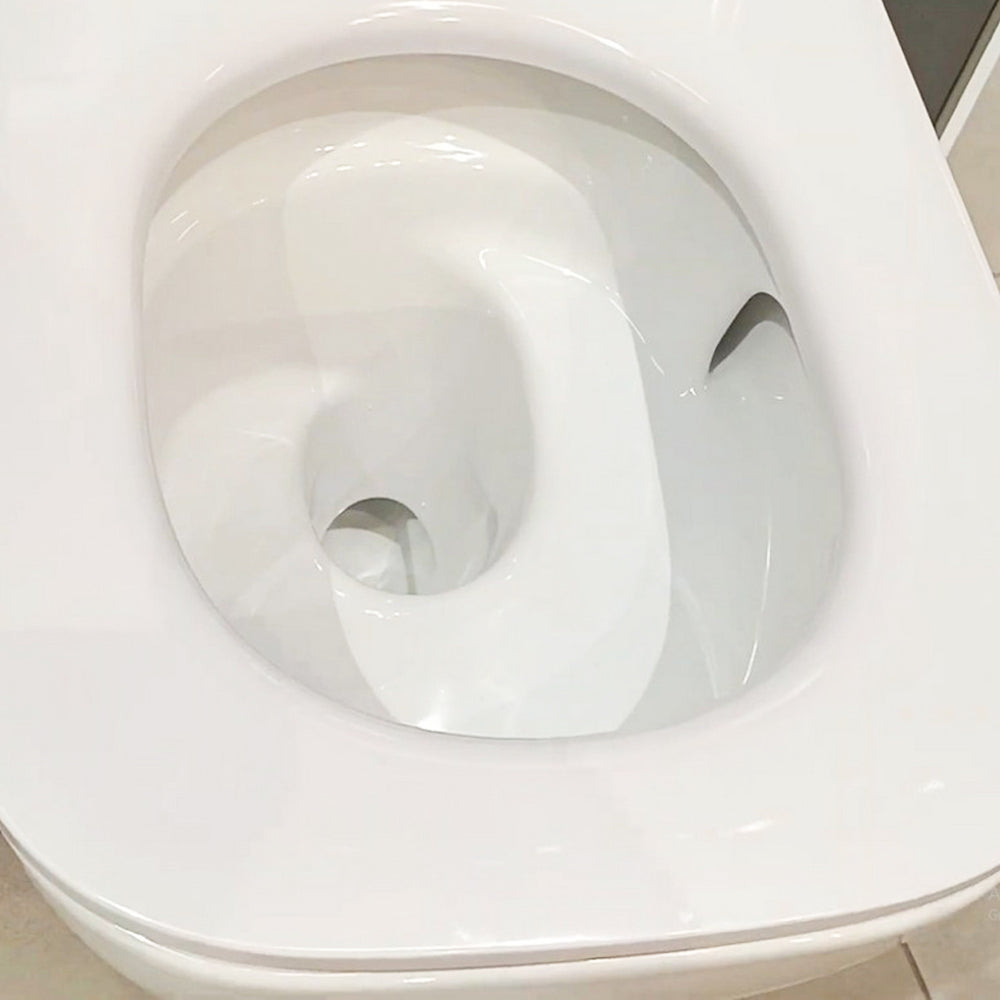 Geberit Smyle Rimless Wall Hung WC Pan With TurboFlush & Soft Close Toilet Seat