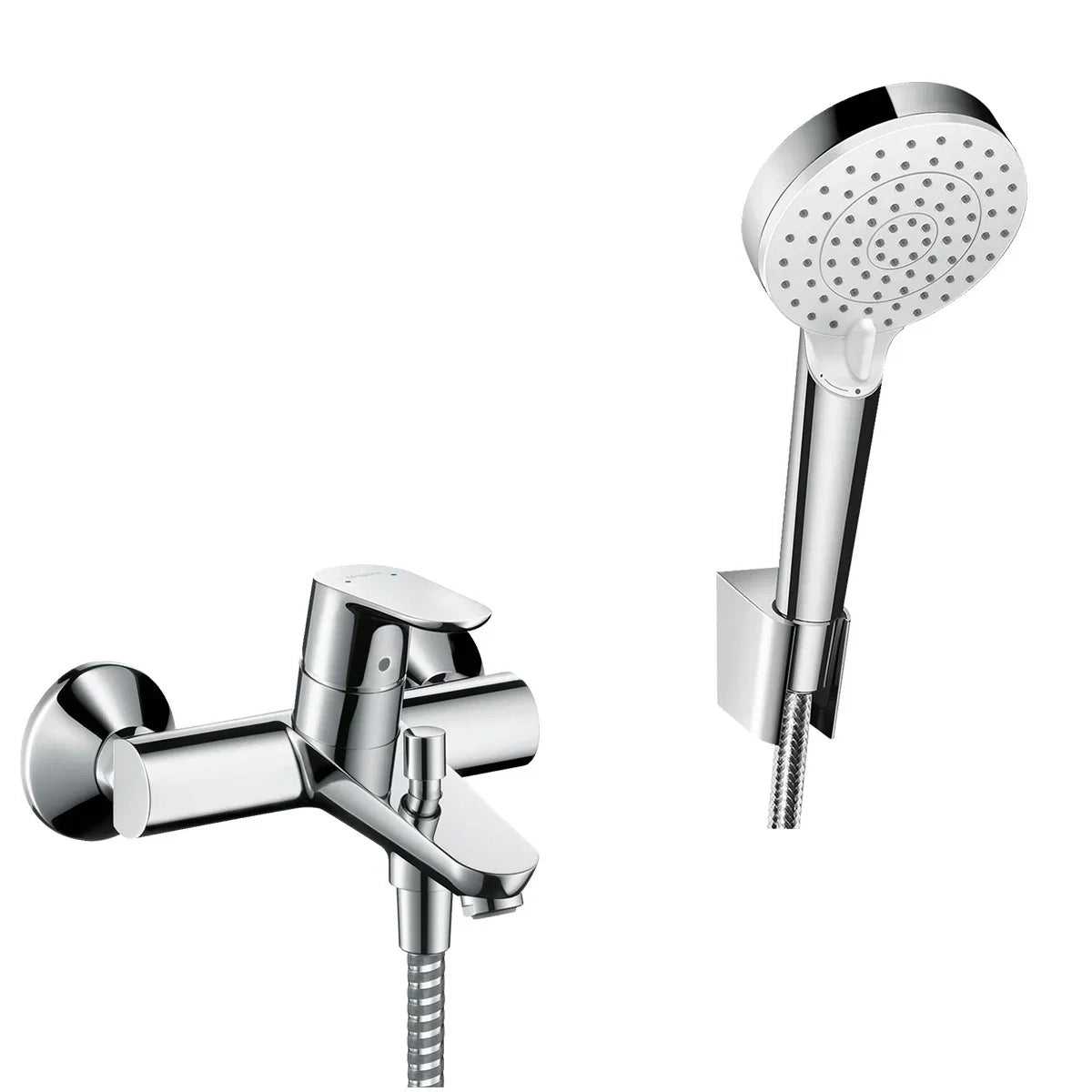 Hansgrohe Focus Single Lever Bath Mixer with Crometta Shower Handset - Chrome