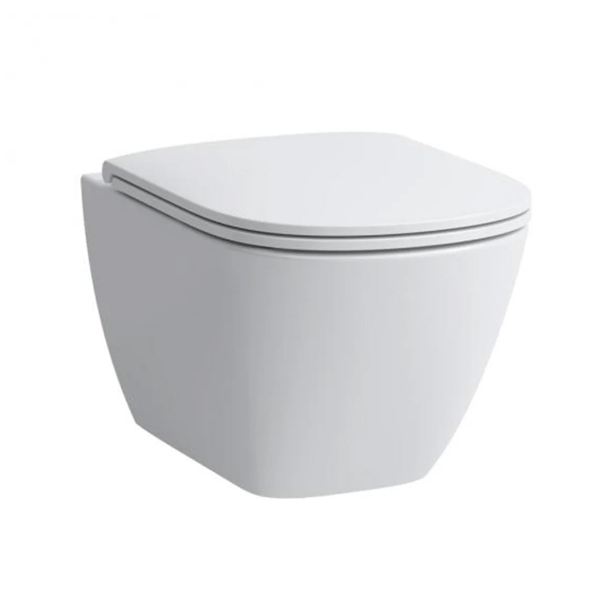 Laufen Lua Rimless Wall Hung WC Pan With Slim Soft Close Toilet Seat