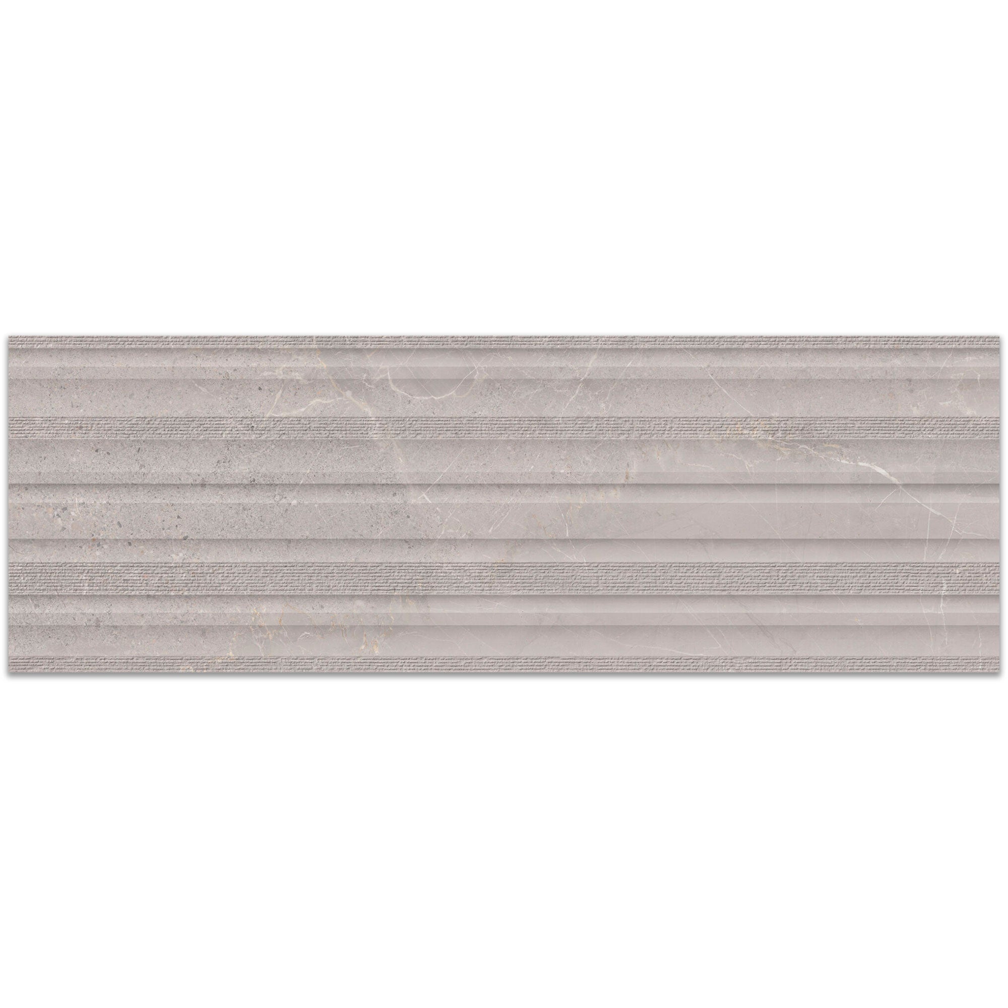 Alchemy Iron Marble Effect Decor Wall Tile 33x100cm Matt