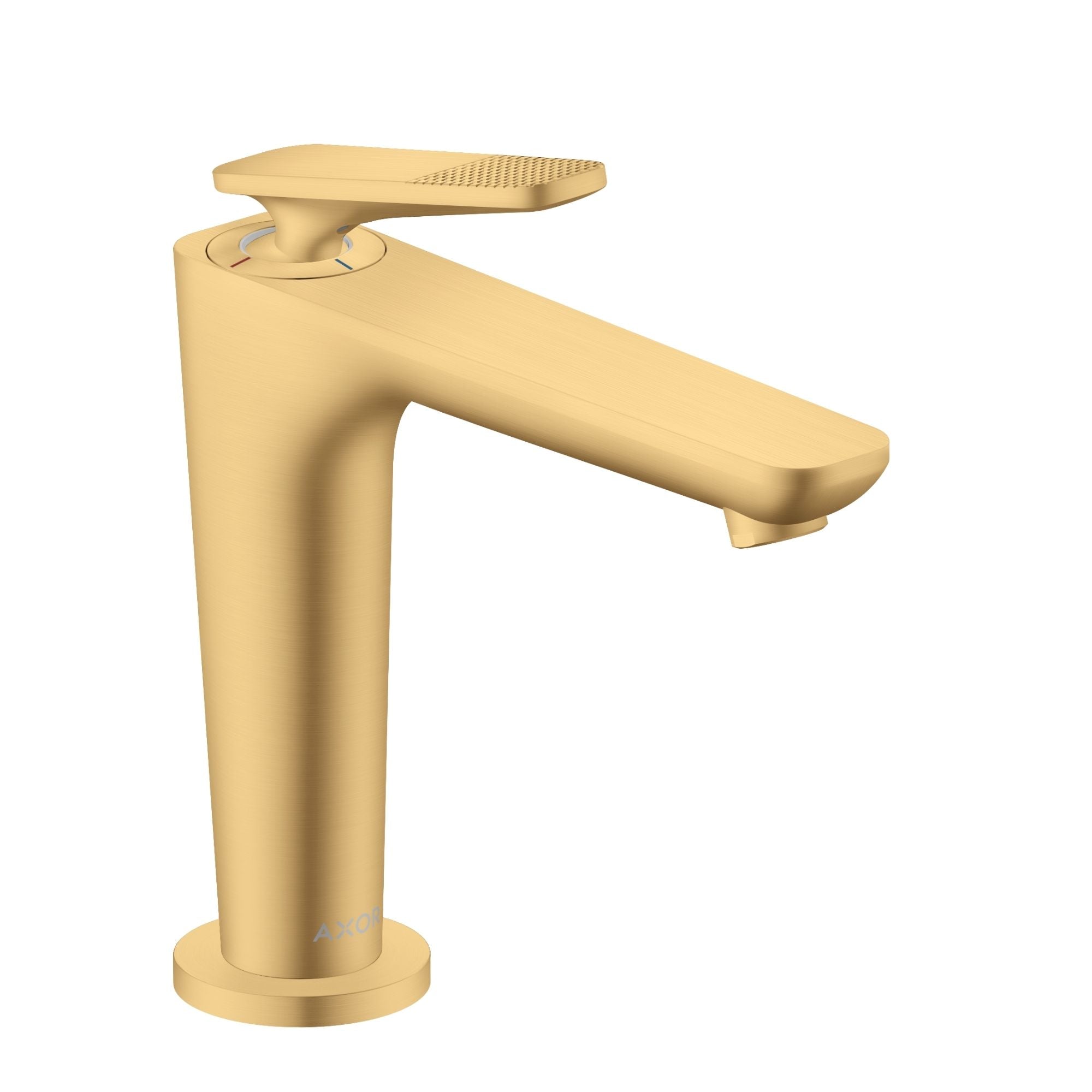 Axor Citterio C 90 Single Lever Basin Mixer Tap With Waste Cubic Cut  Brushed Gold Optic