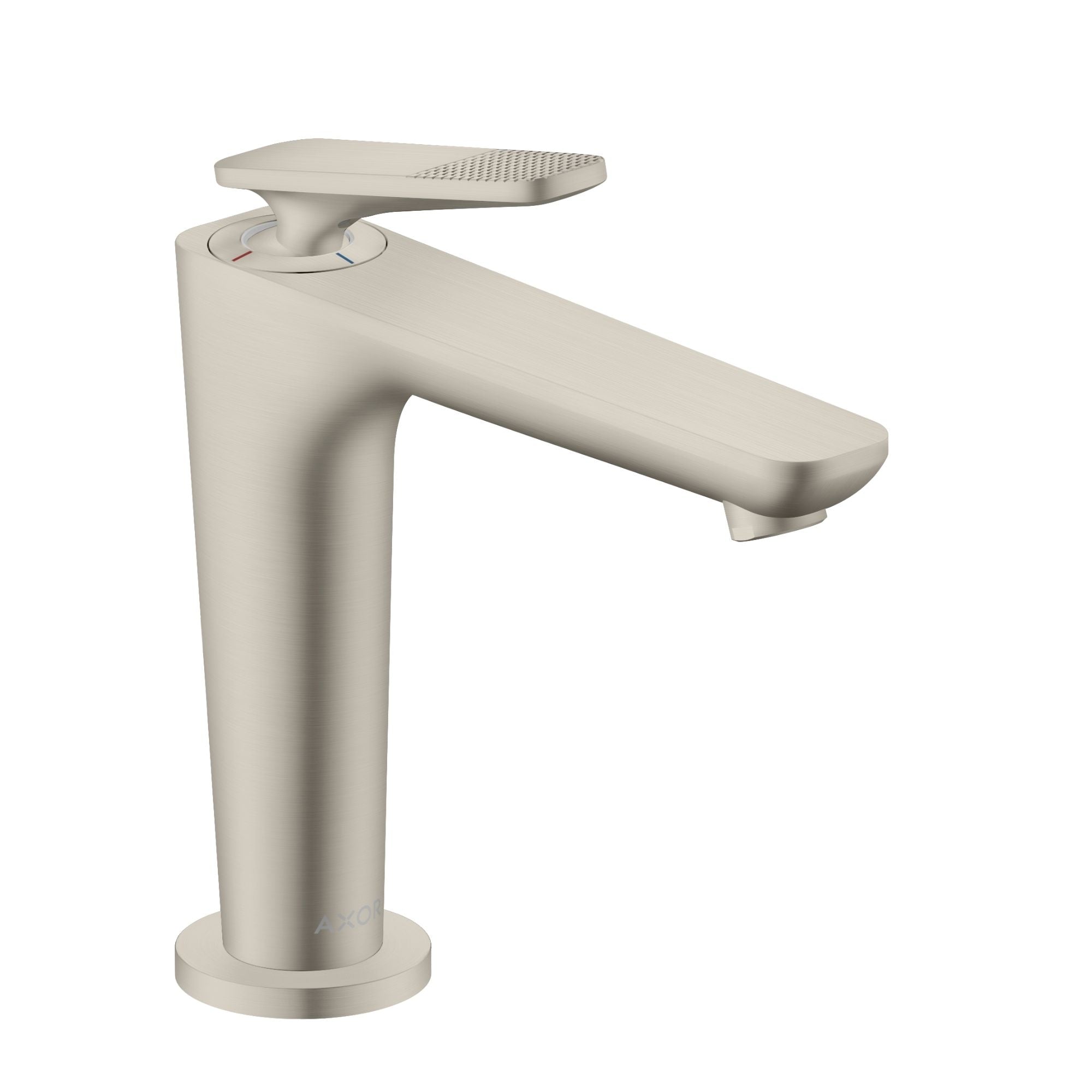 Axor Citterio C 90 Single Lever Basin Mixer Tap With Waste Cubic Cut Stainless Steel Optic