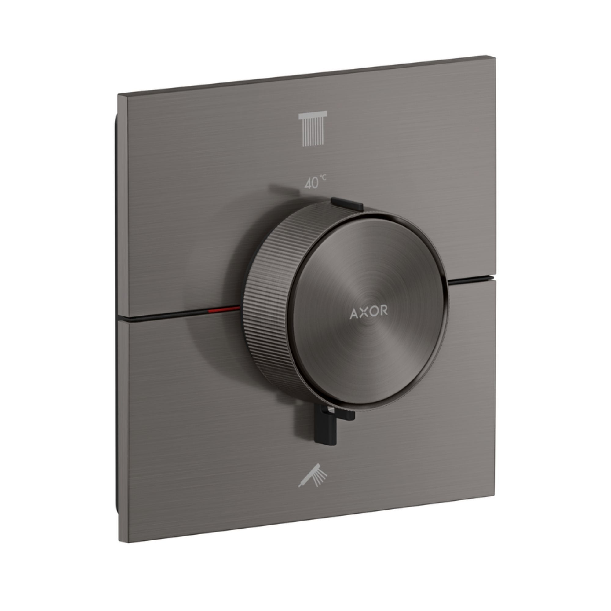 Axor Showerselect ID 2 Outlet Shower Valve Brushed Black Chrome