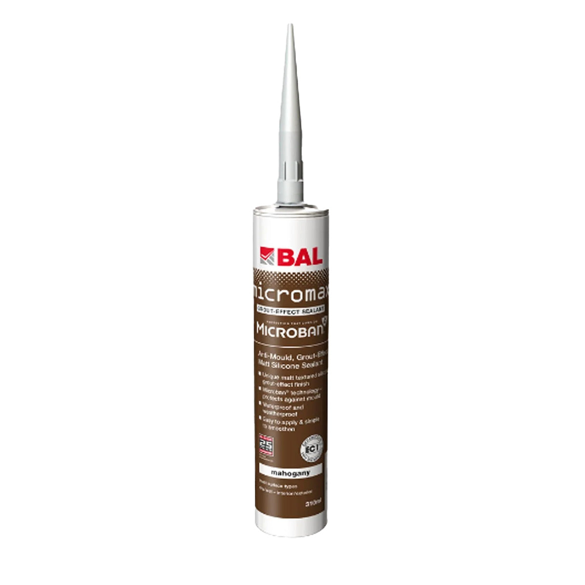 bal micromax grout effect silicone sealant mahogany
