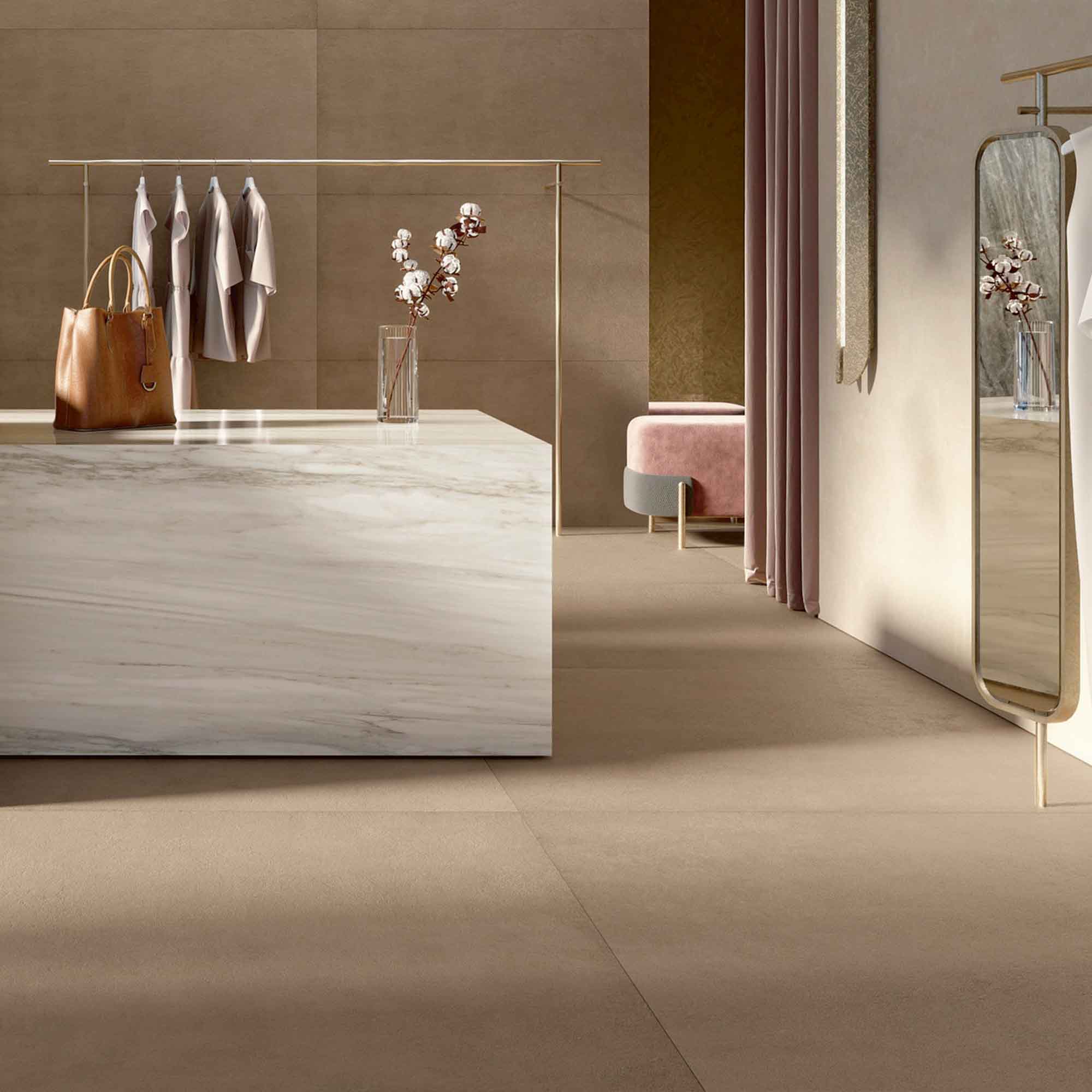 balance nude concrete effect porcelain tile 60x120cm matt