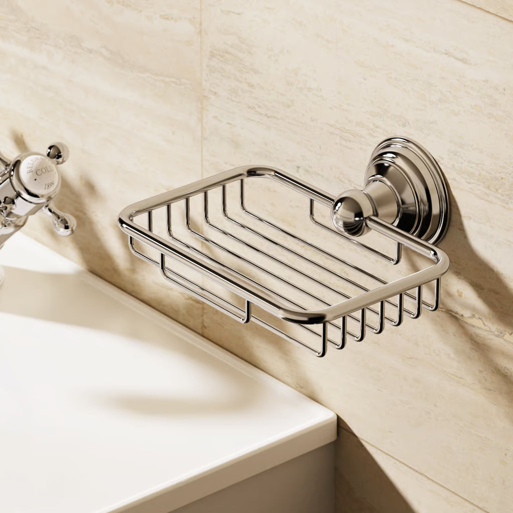 Belgravia shower basket in chrome