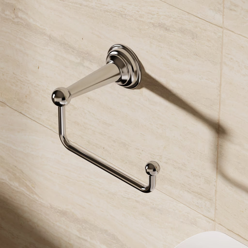 Belgravia toilet roll holder in chrome