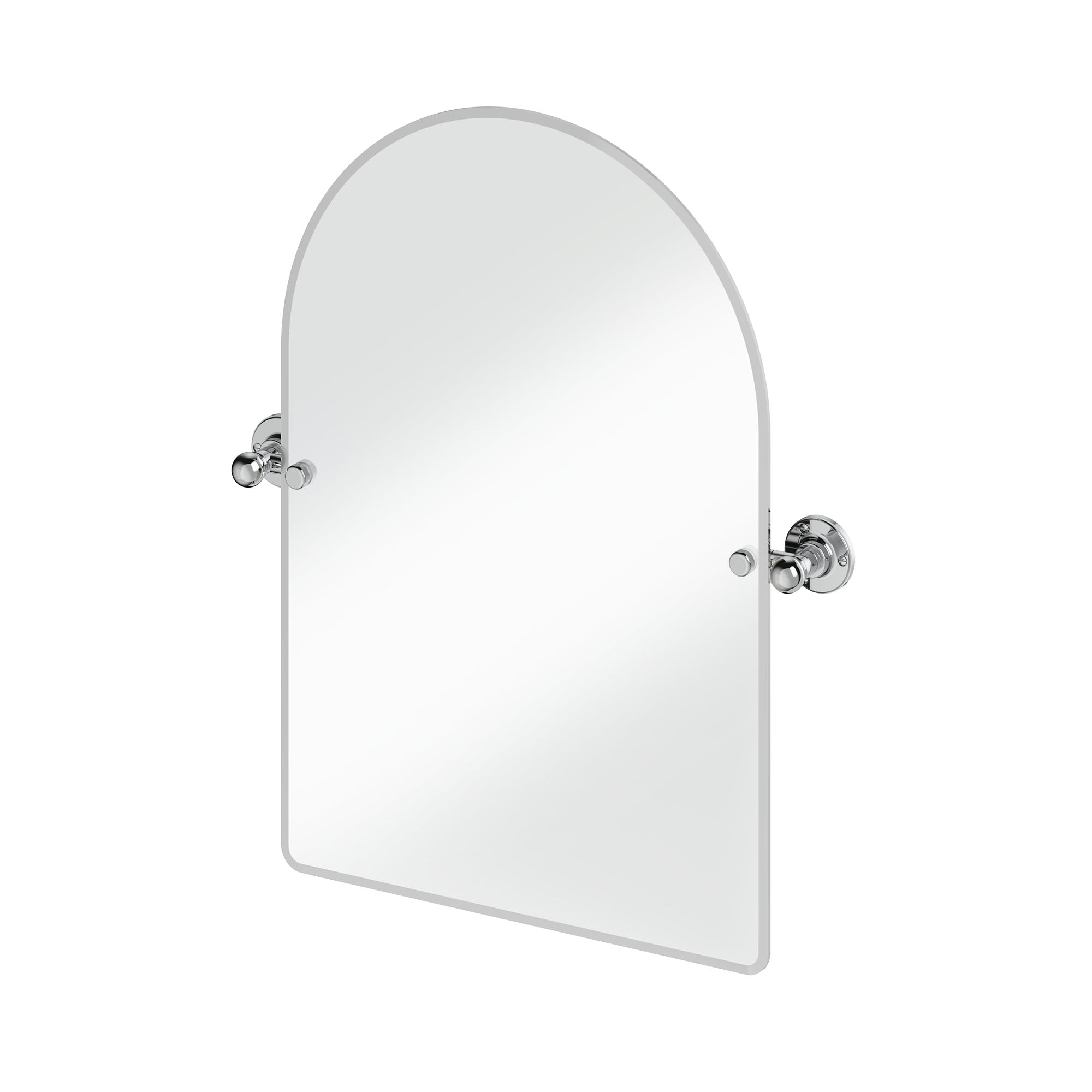 burlington arch hinged mirror 450x650mm with 1850 fixings chrome