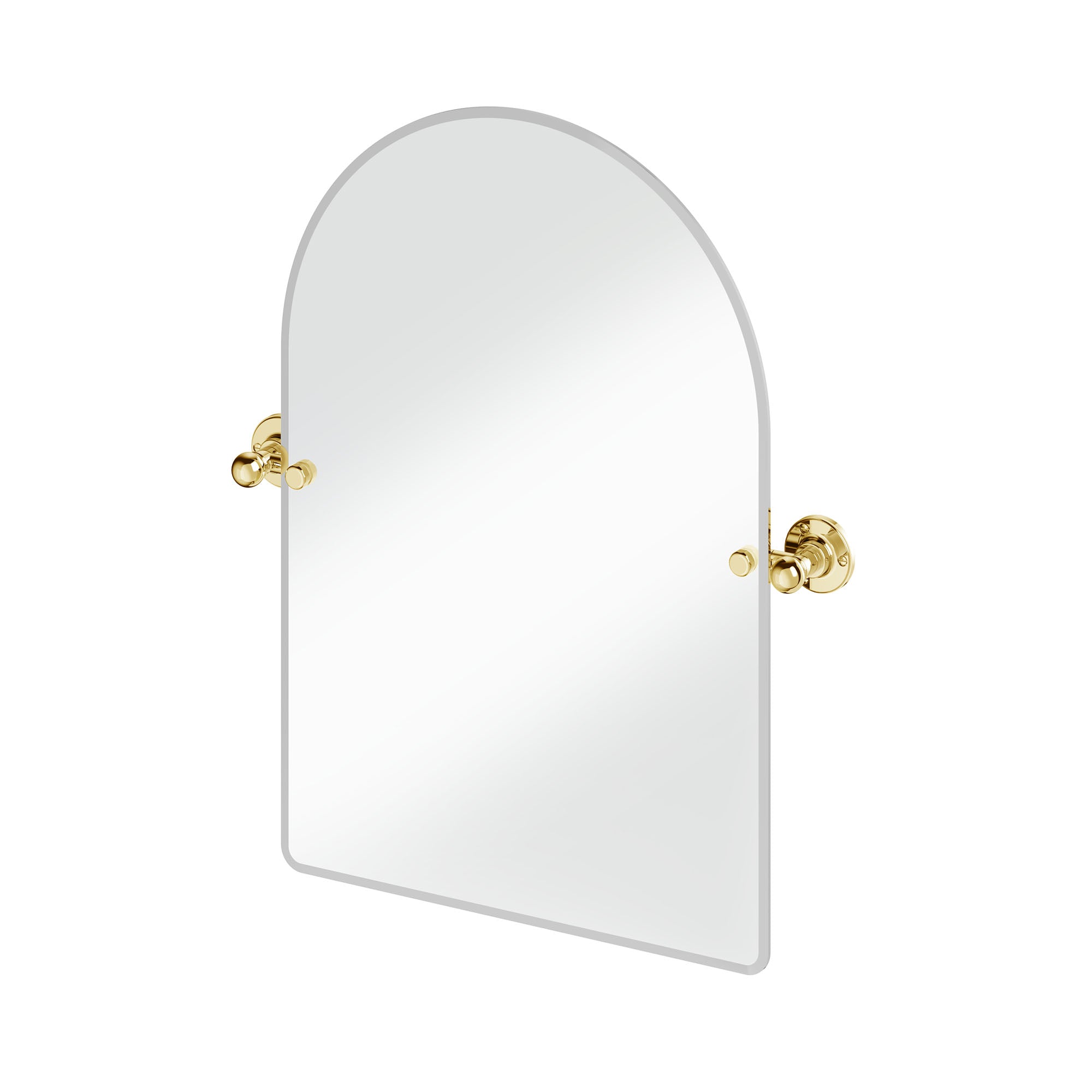 burlington arch hinged mirror 450x650mm with 1850 fixings gold