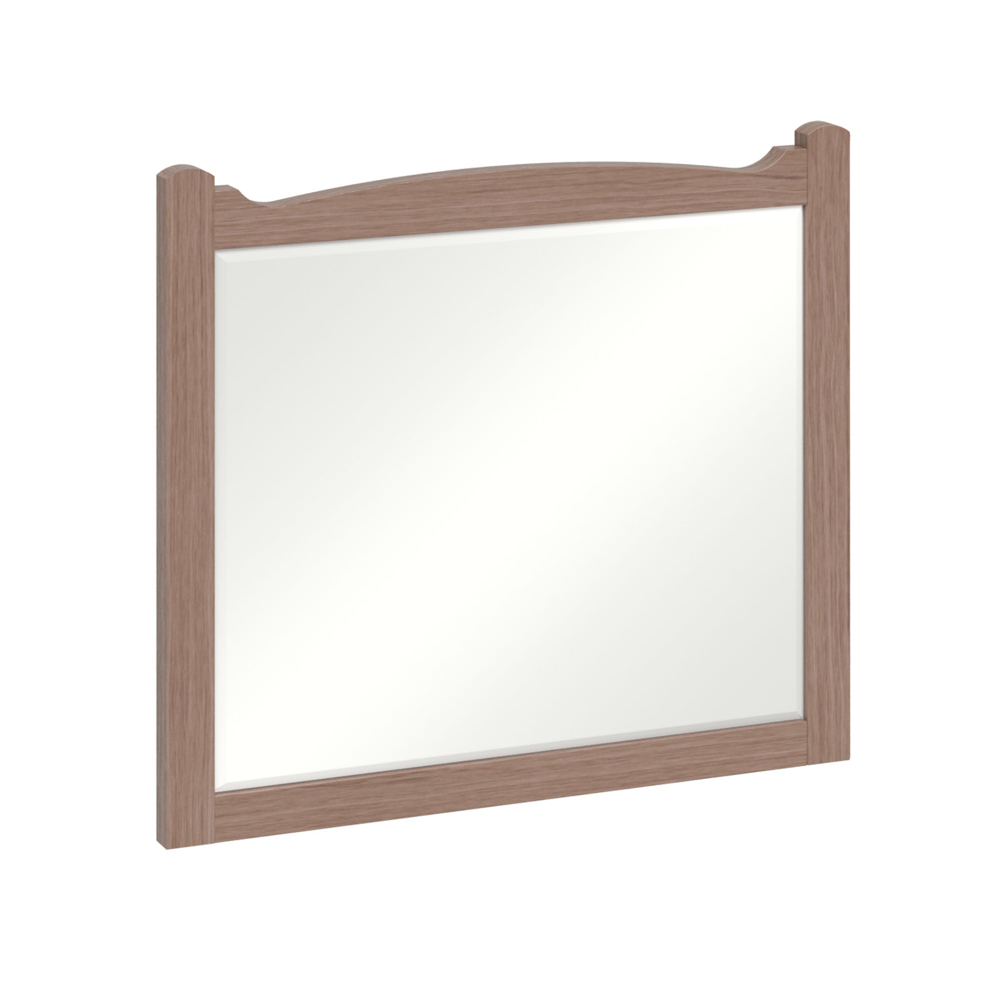 burlington guild 600 framed bathroom mirror dark oak