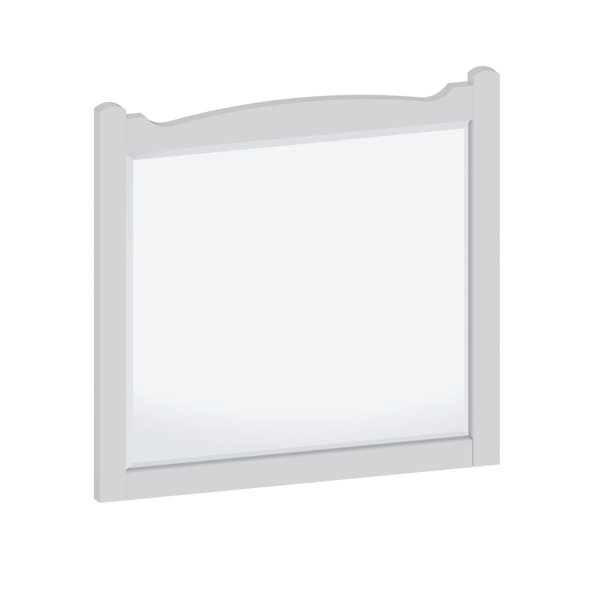 burlington guild 600 framed bathroom mirror varley white