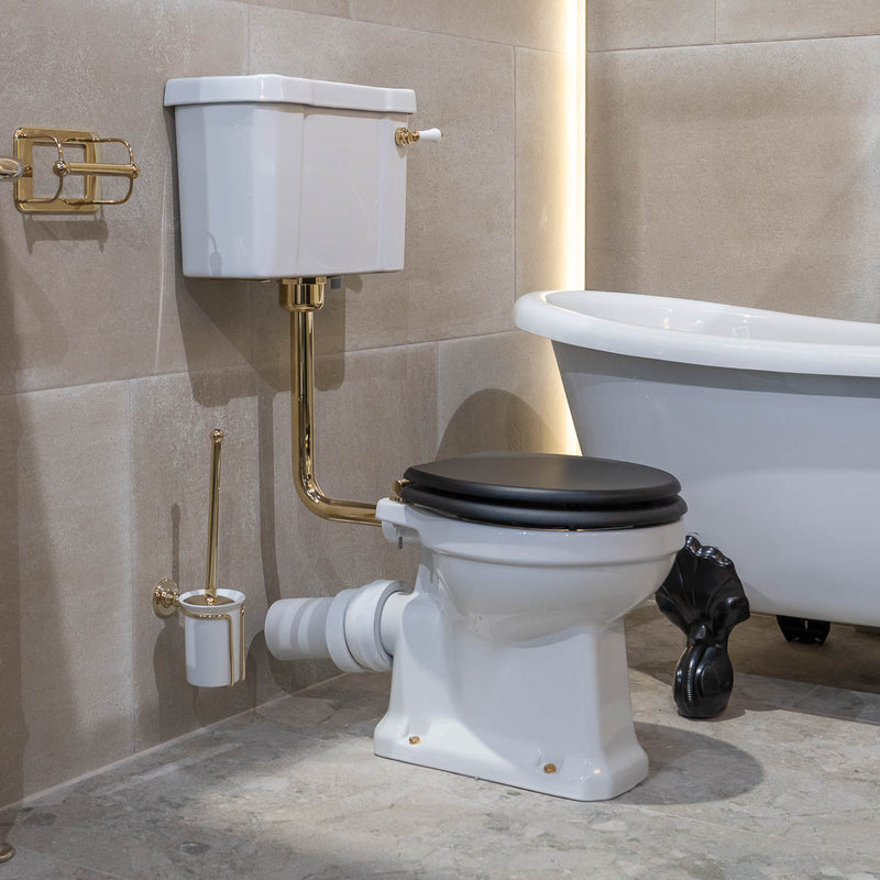 Burlington Low-Level Toilet With Standard WC Pan Traditional