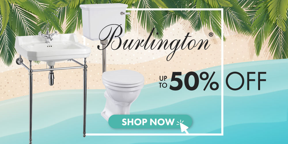 burlington bathrooms on sale banner