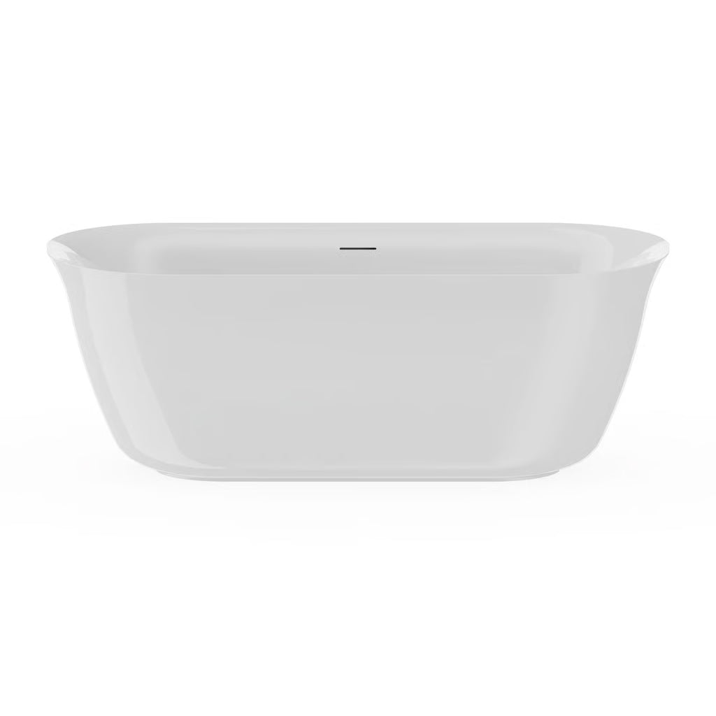 Burlington Strand Freestanding White Acrylic 1696mm length bath, supplied by Deluxe Bathrooms. 