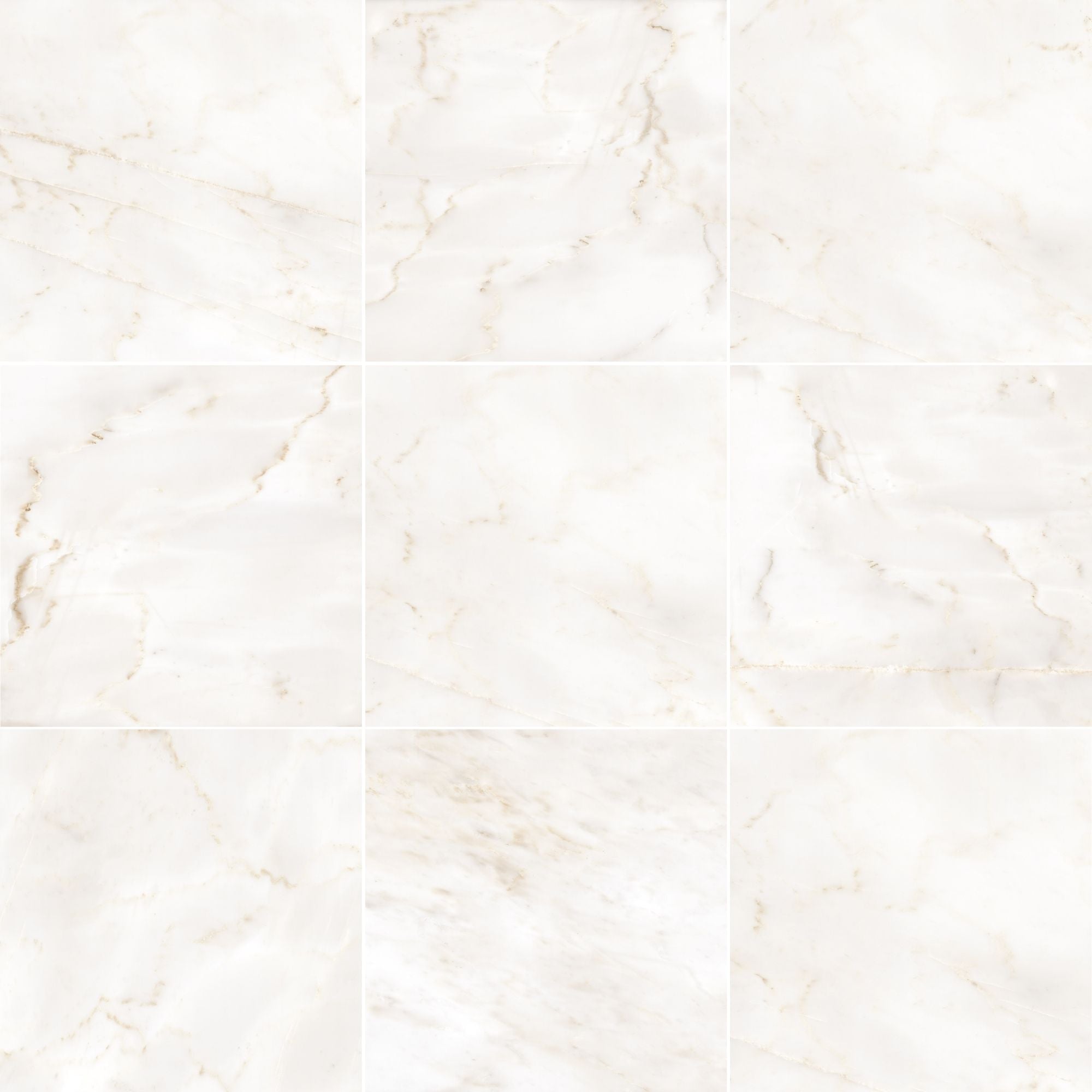 Chester Calacatta Ambra Marble Effect Porcelain Tile 30x30cm Matt Layout