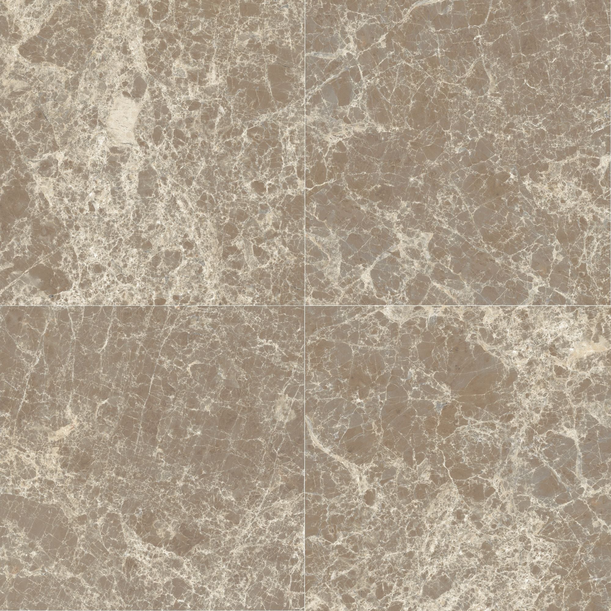Chester Dark Emperador Marble Effect Porcelain Tile 60x60cm Matt Deluxe Bathrooms