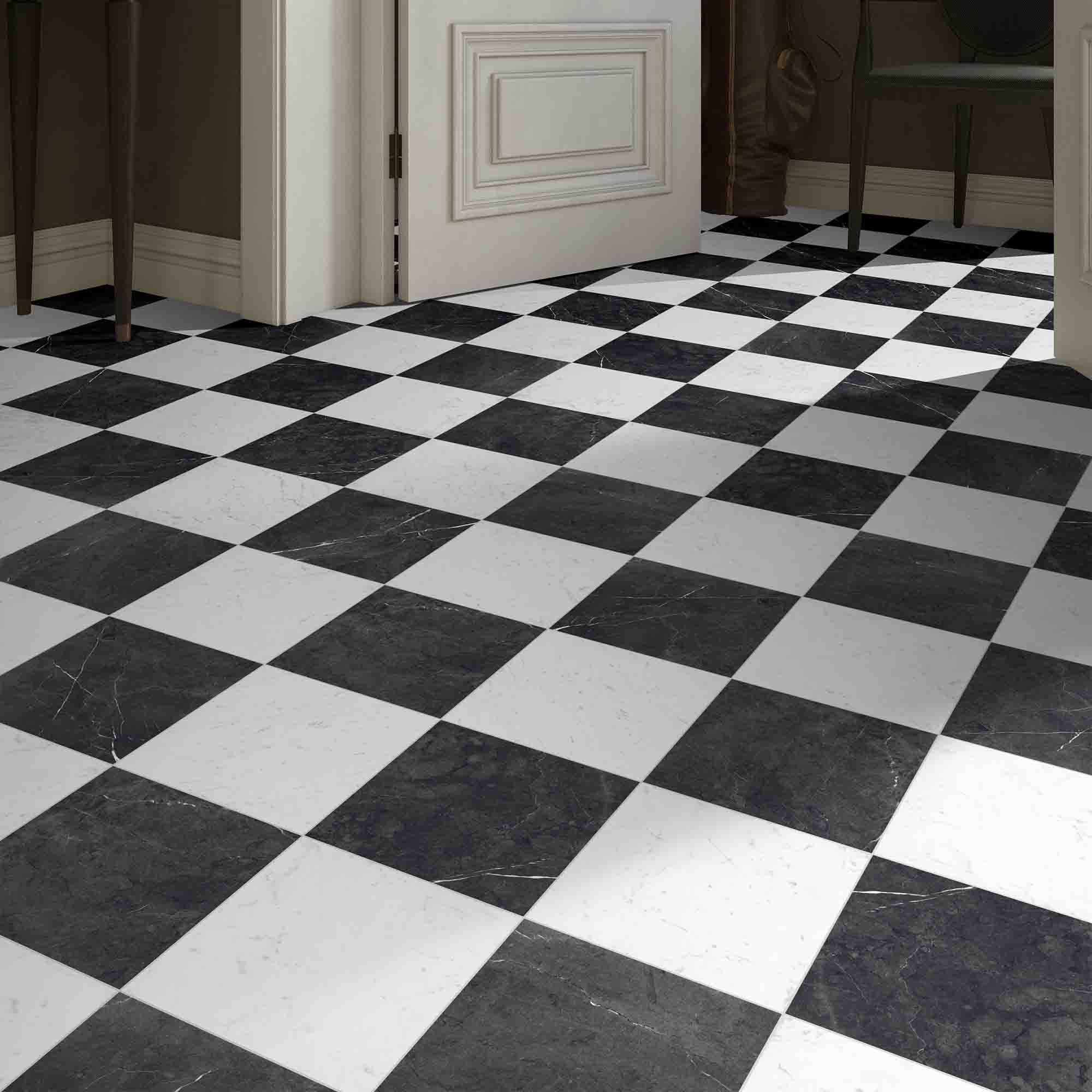 chester white marble effect porcelain tile 30x30cm matt