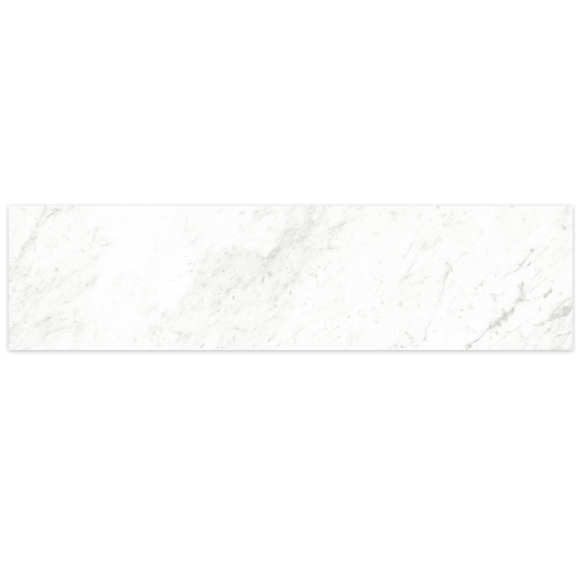 chester white marble effect porcelain tile 7.5x30cm matt