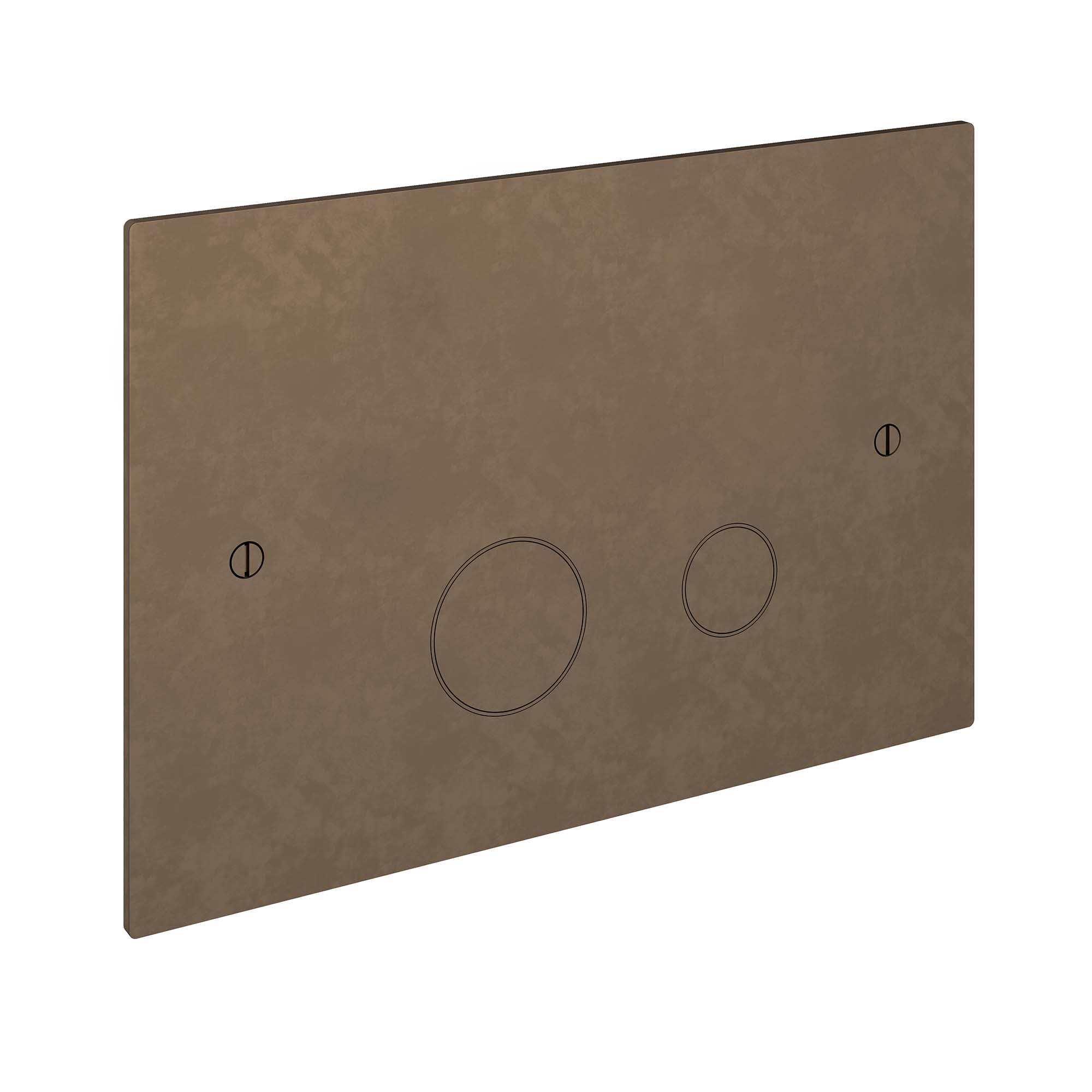 cobber flush cover plate for geberit concealed cistern aged brass