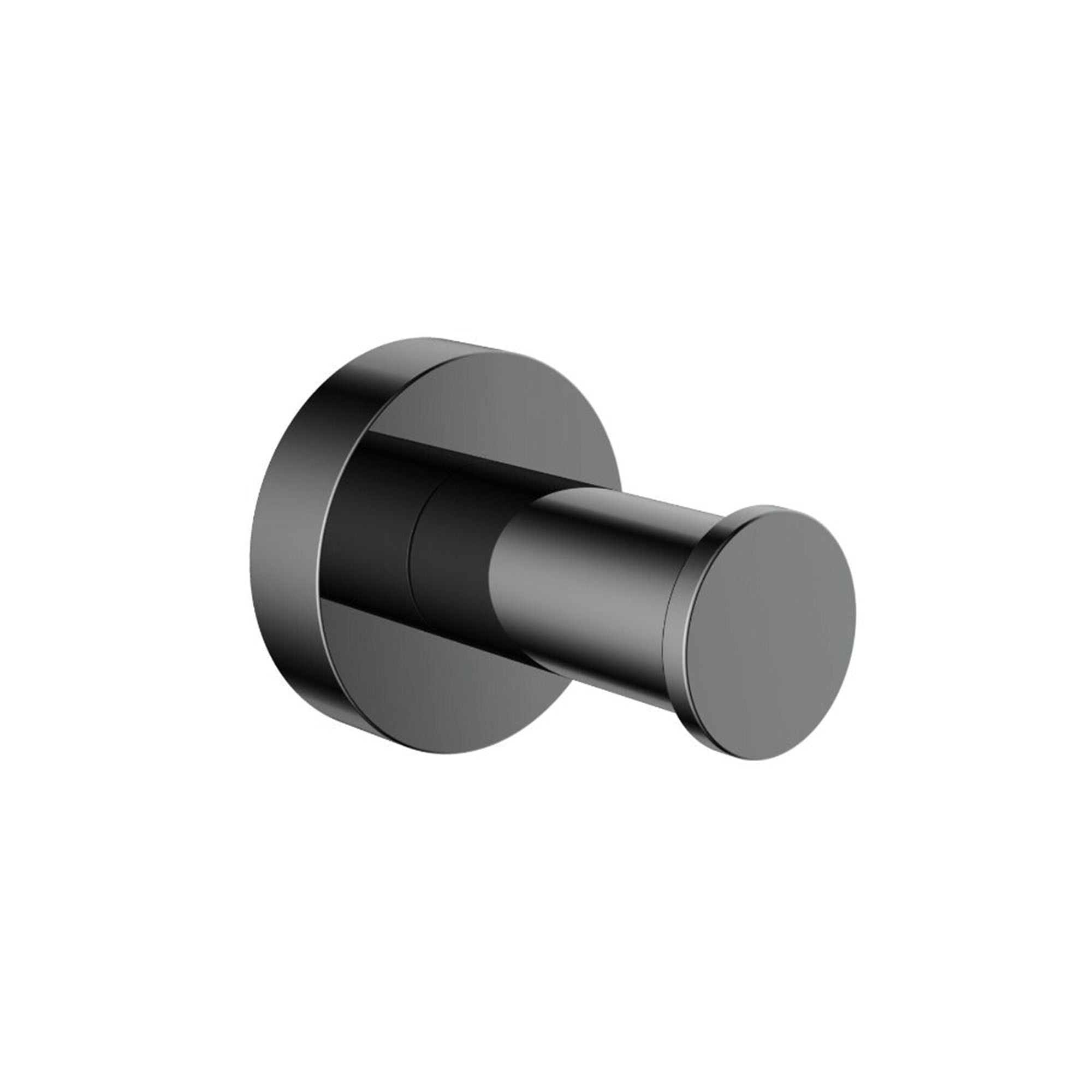 cobber robe hook black chrome