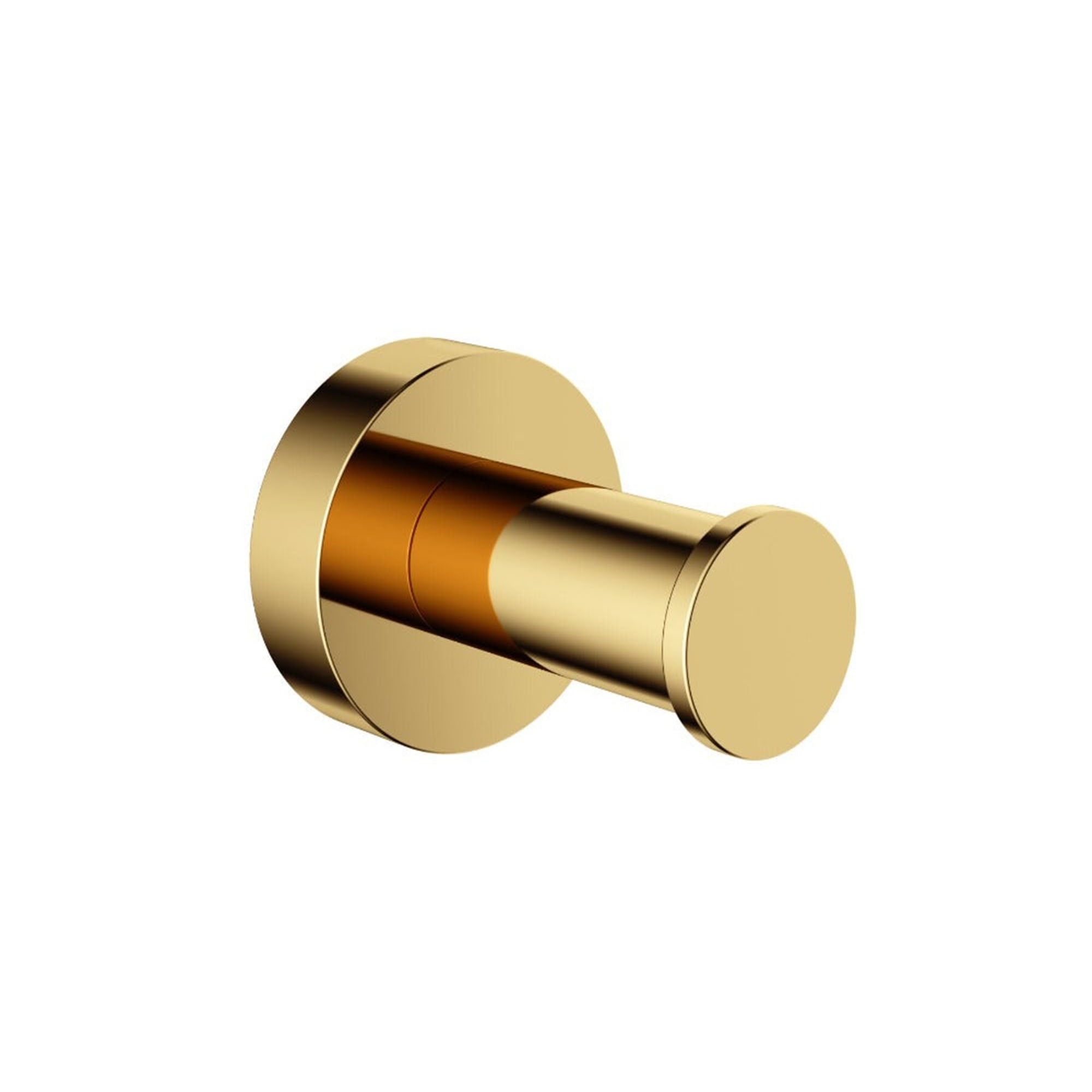 cobber robe hook polished brass