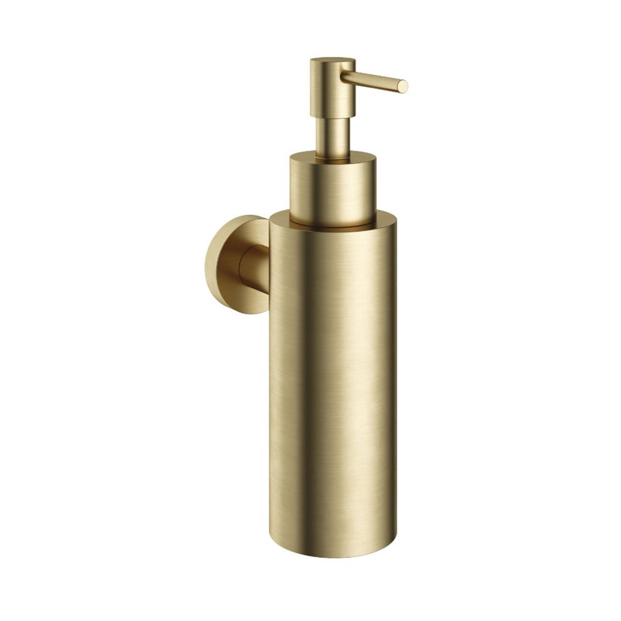 cobber soap dispenser brushed brass