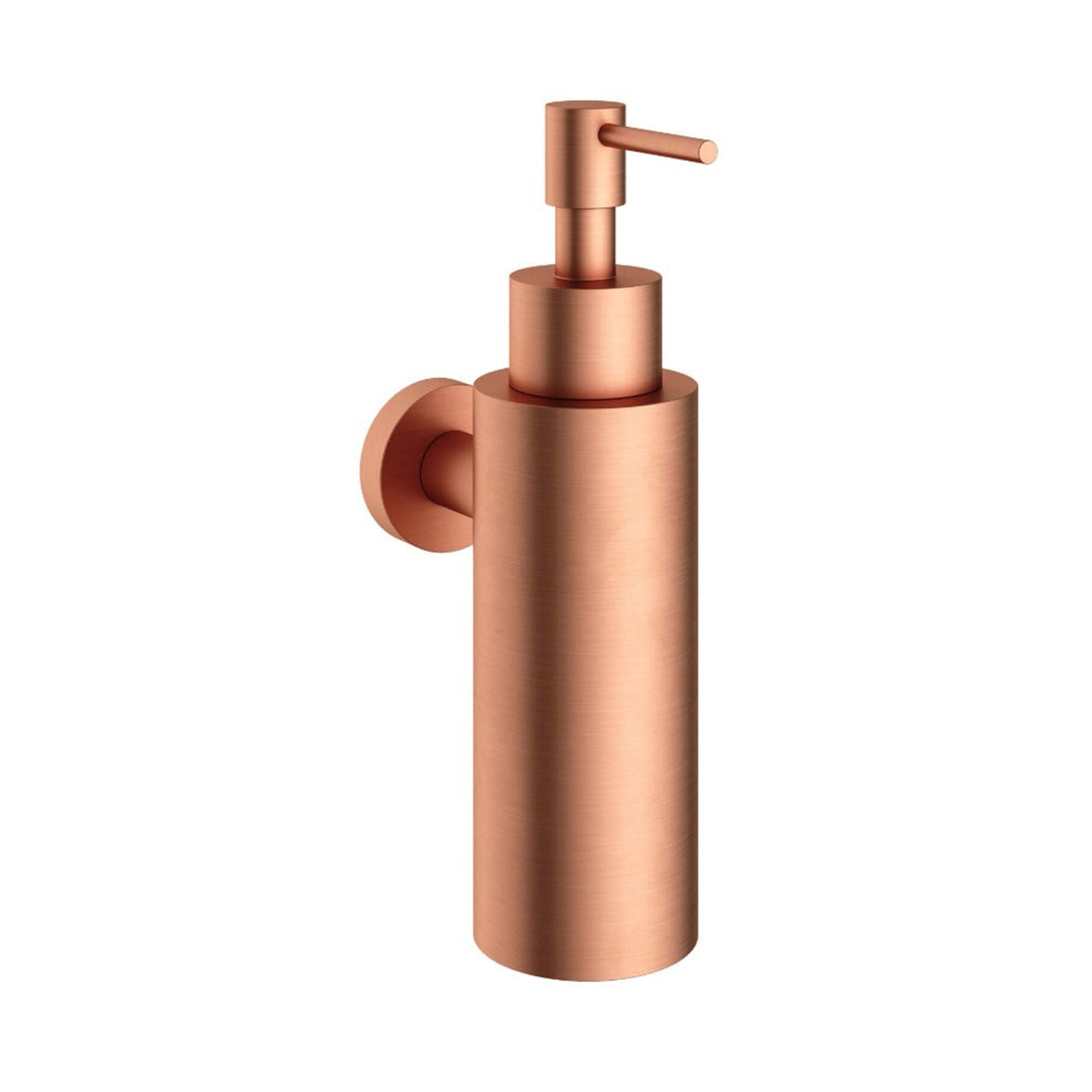 cobber soap dispenser brushed copper