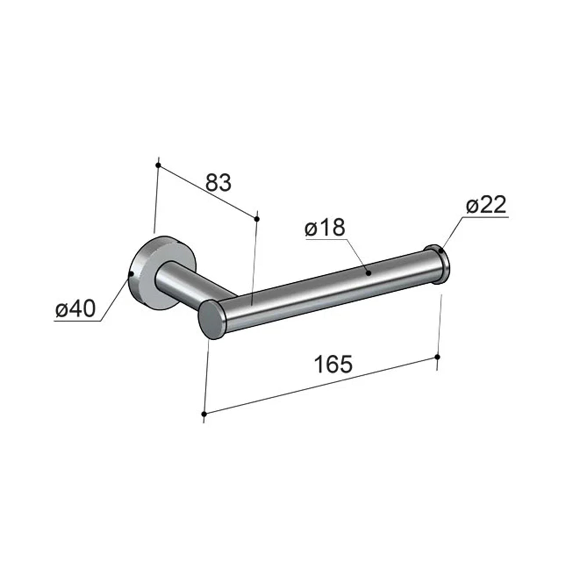 cobber toilet roll holder dimensions